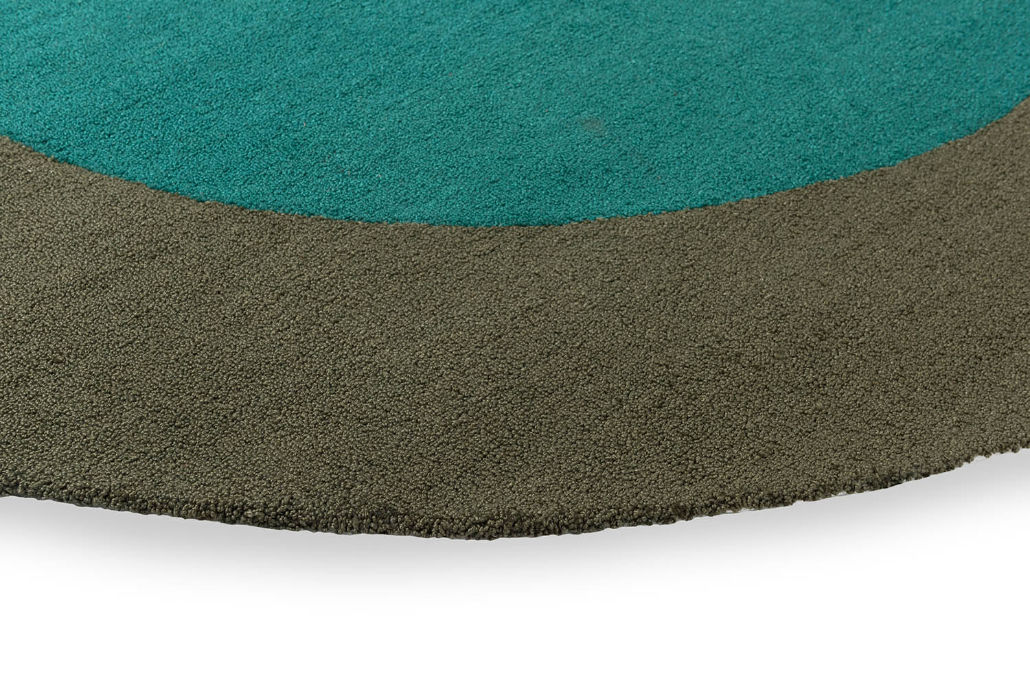 Outdoor rug festival round green