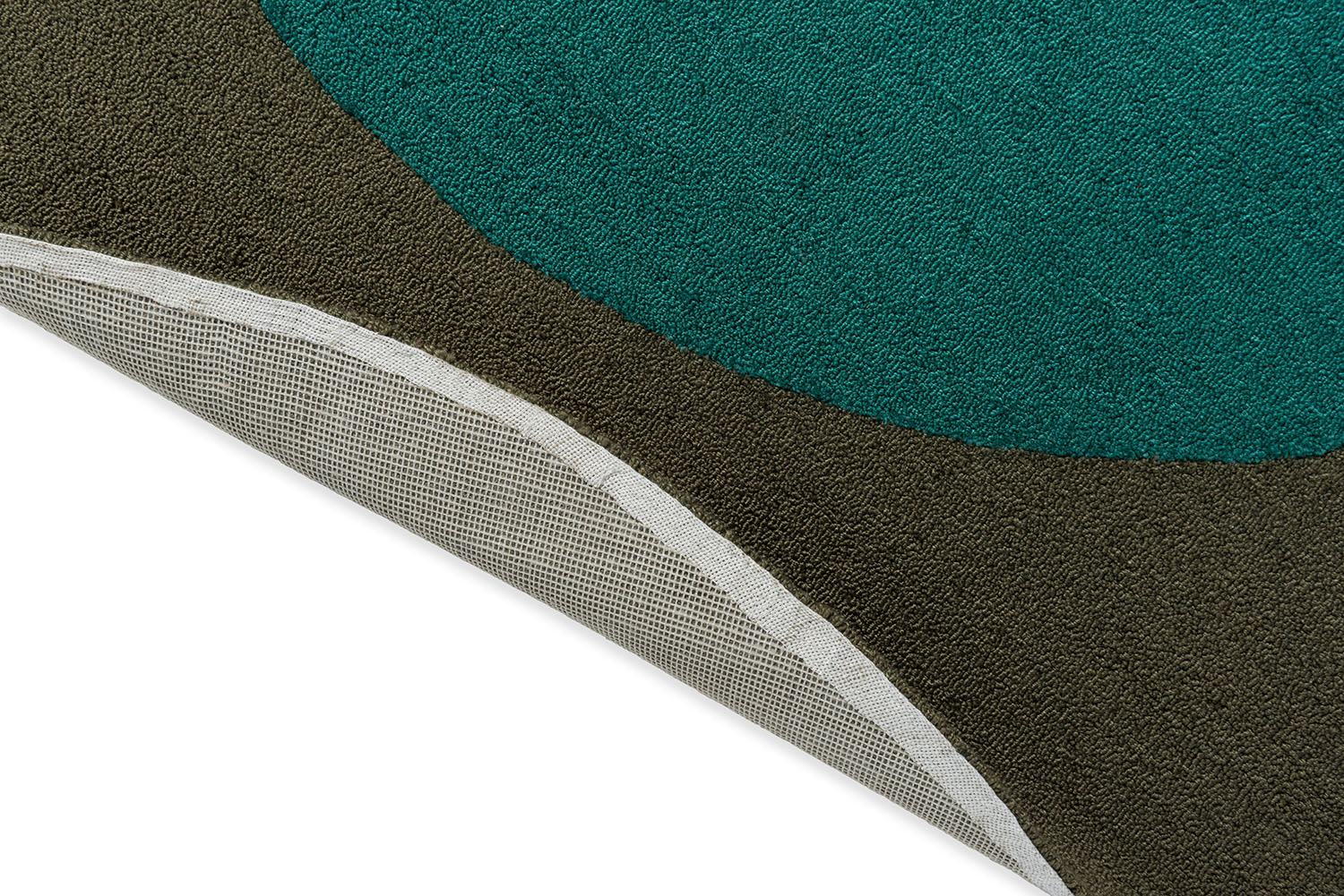 Outdoor rug festival round green