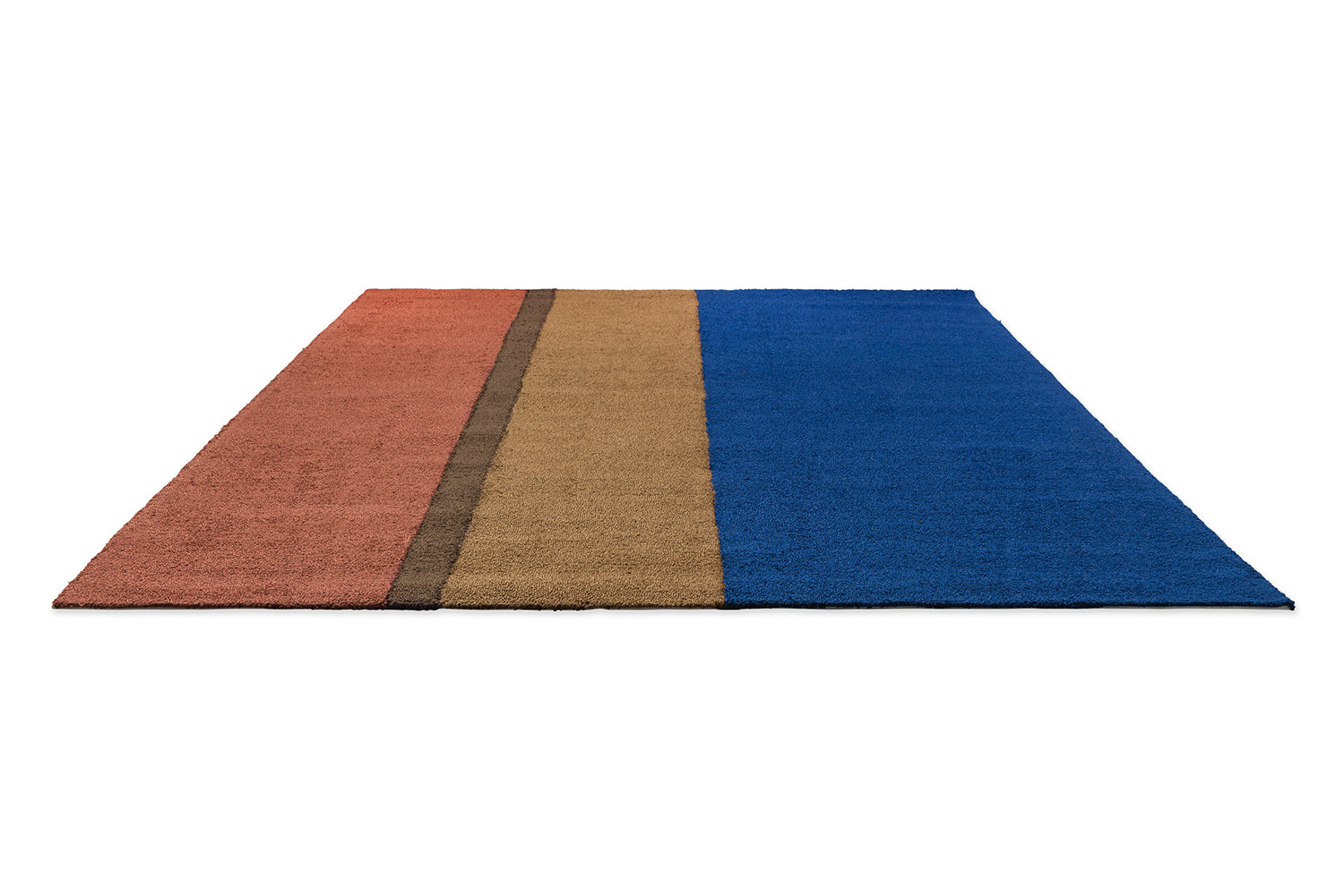 Outdoor rug Festival Stripe brown-blue