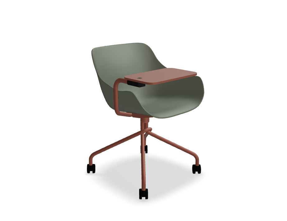 Drehstuhl Baltic Basic Metall Base mit Rädern