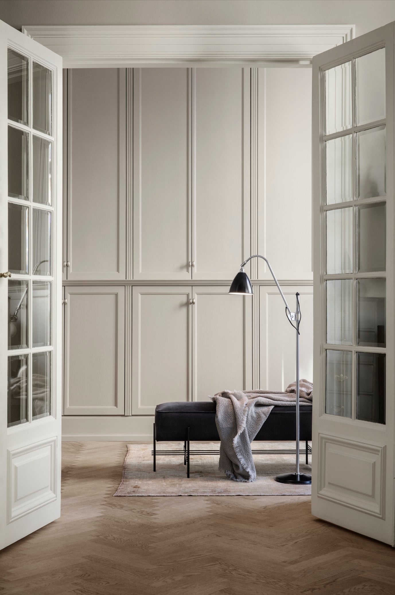 BESTLITE BL3 brass floor lamp