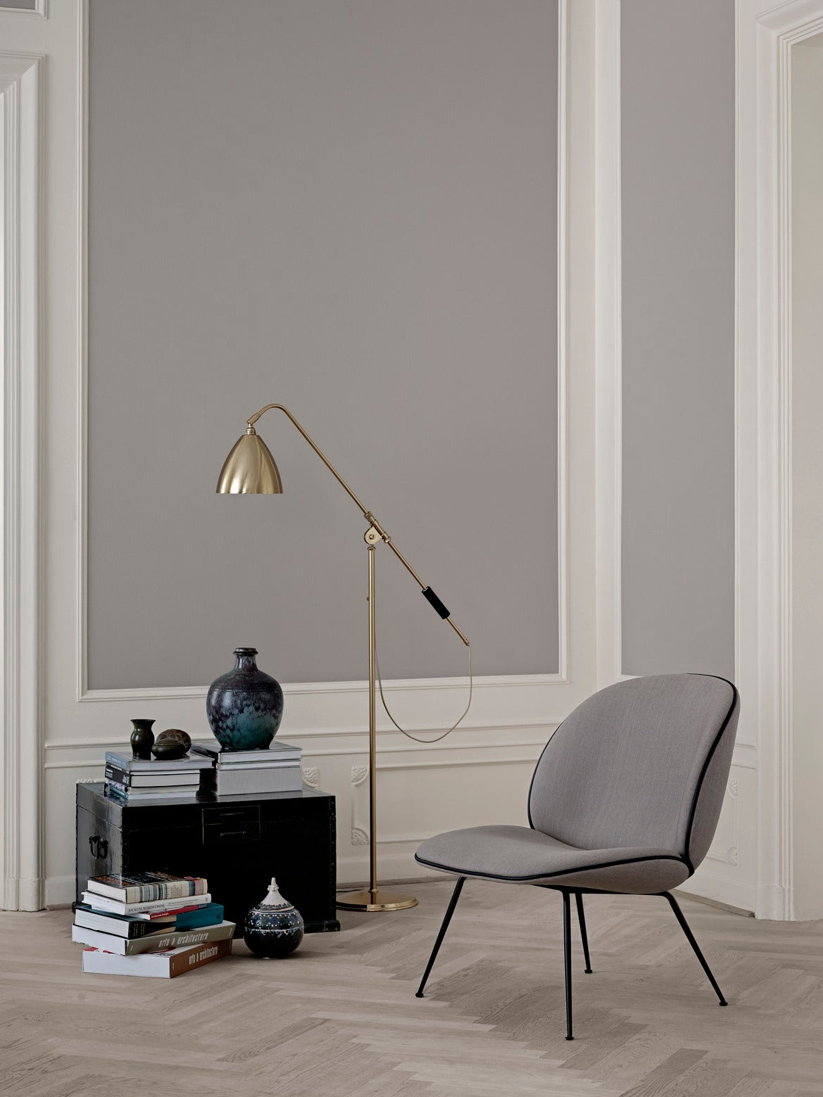 BESTLITE BL4 Brass Reading Floor Lamp