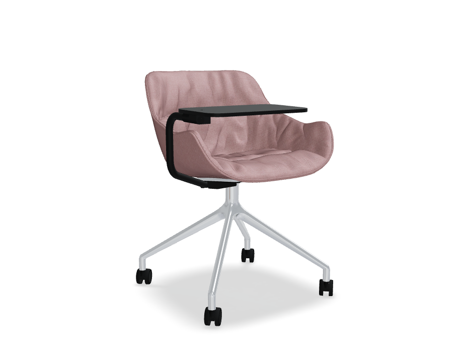Baltic Soft Duo swivel chair aluminum base