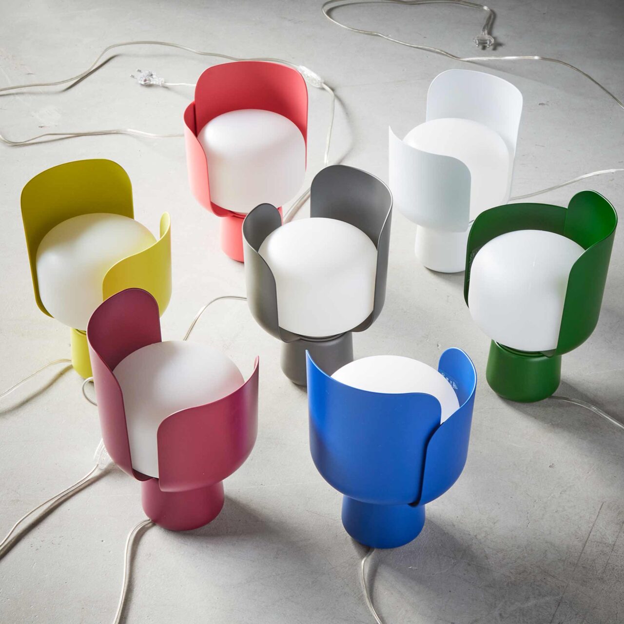Tischlampe BLOM rosa
