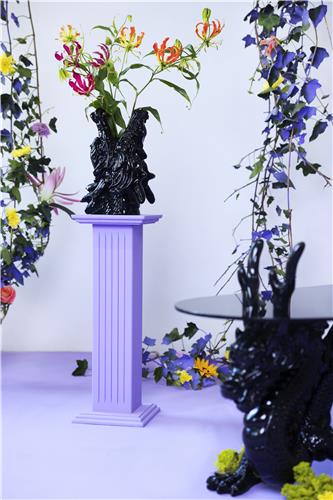 DRAGONIZED BASTERD Vase schwarz