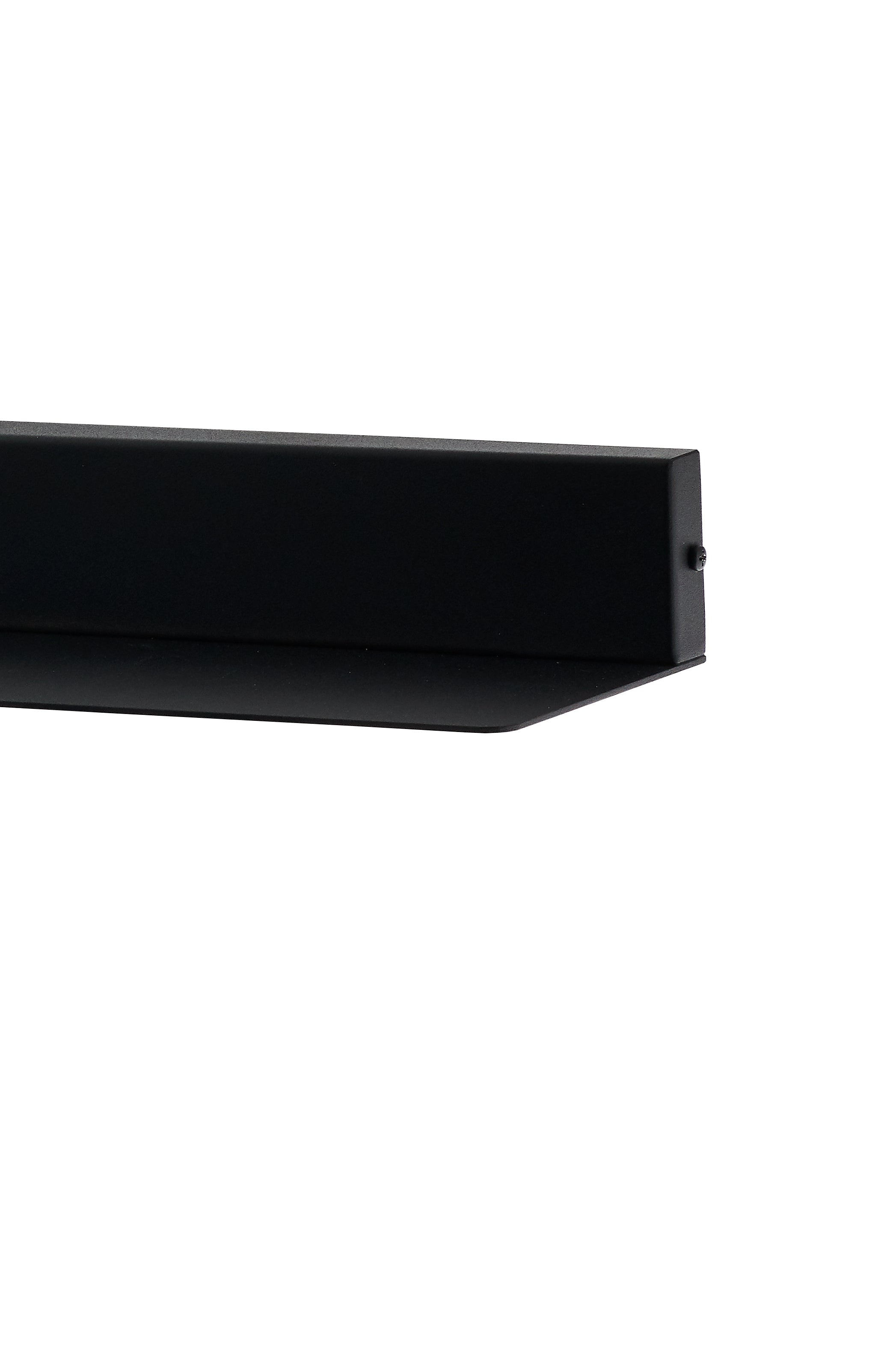 Two-Point Wall Lamp with Shelf BOTANICA DECO Black