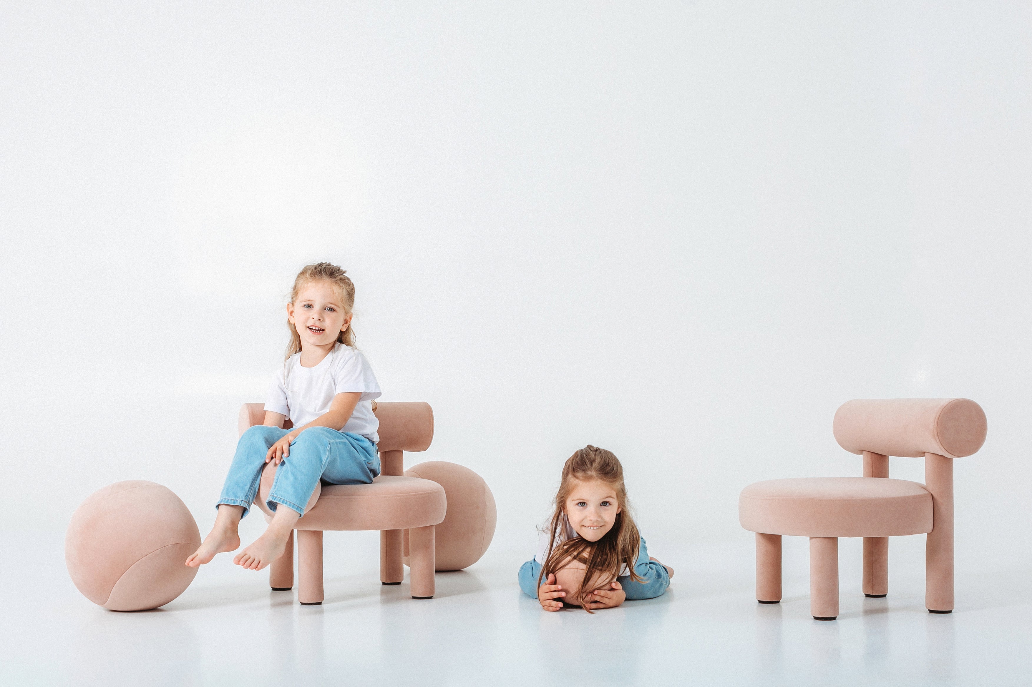Kindersitzpuff BABY SPHERIC gepolstert