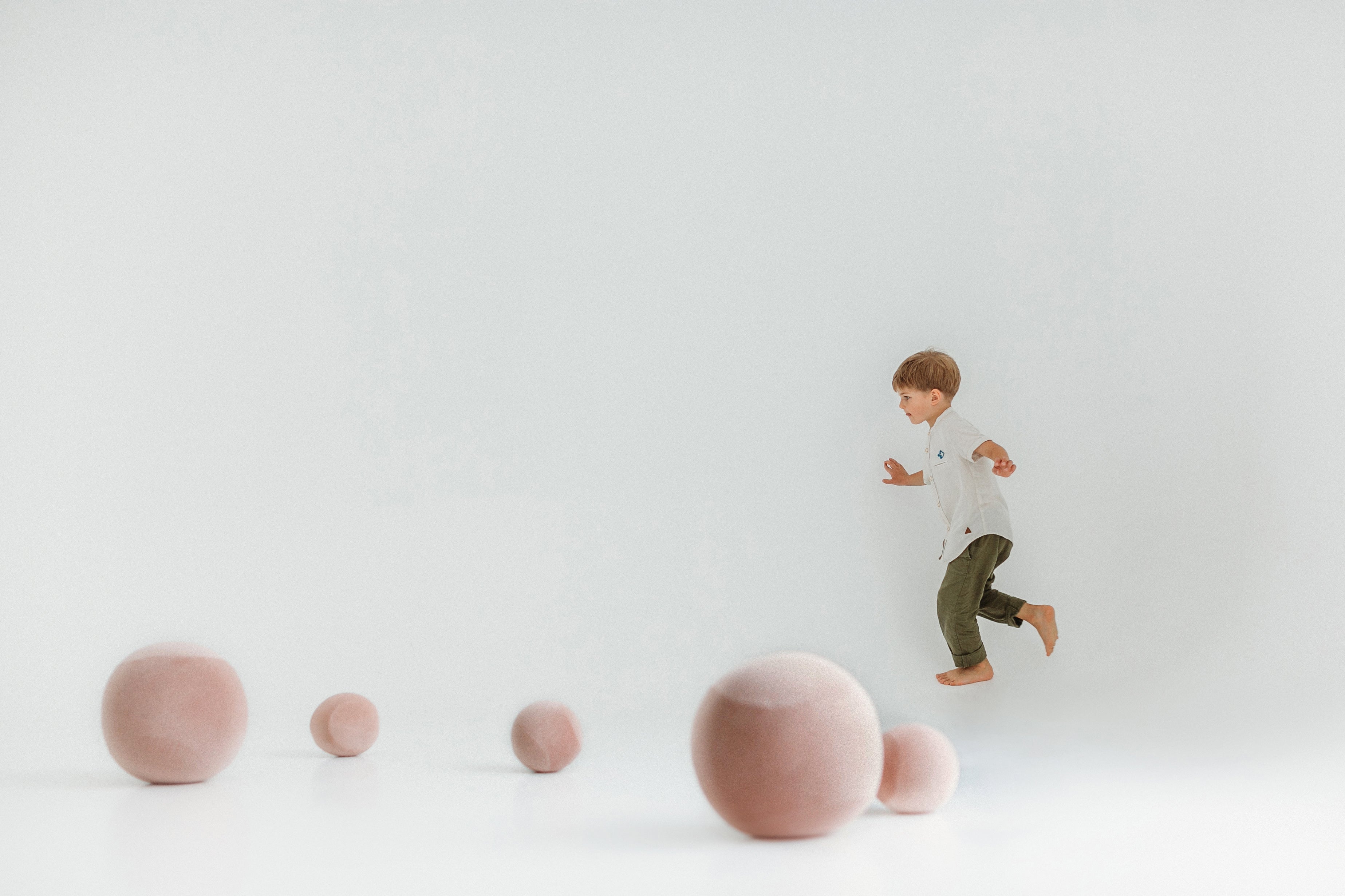 Kindersitzpuff BABY SPHERIC gepolstert