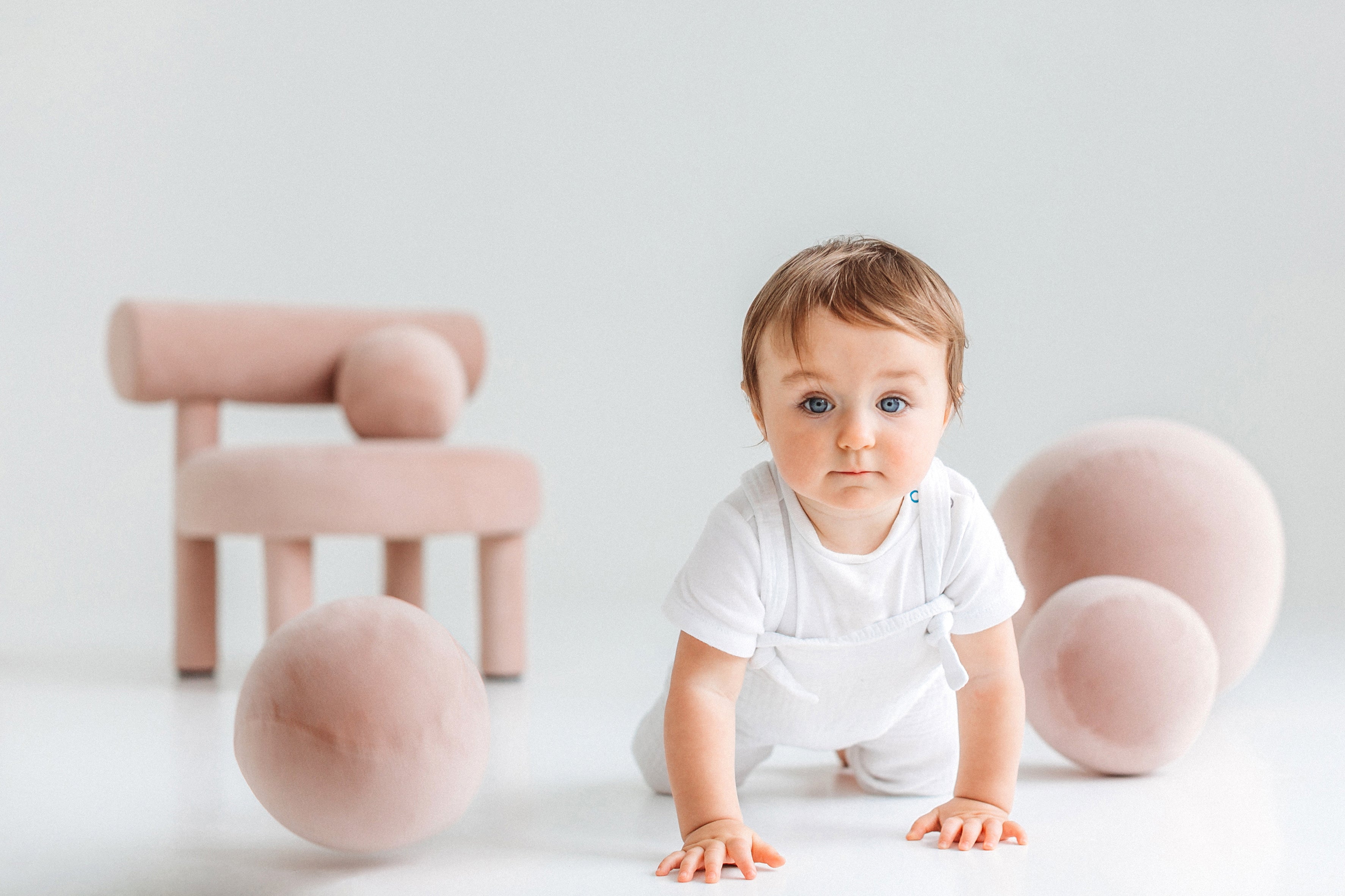 Kindersitzpuff BABY SPHERIC gepolstert