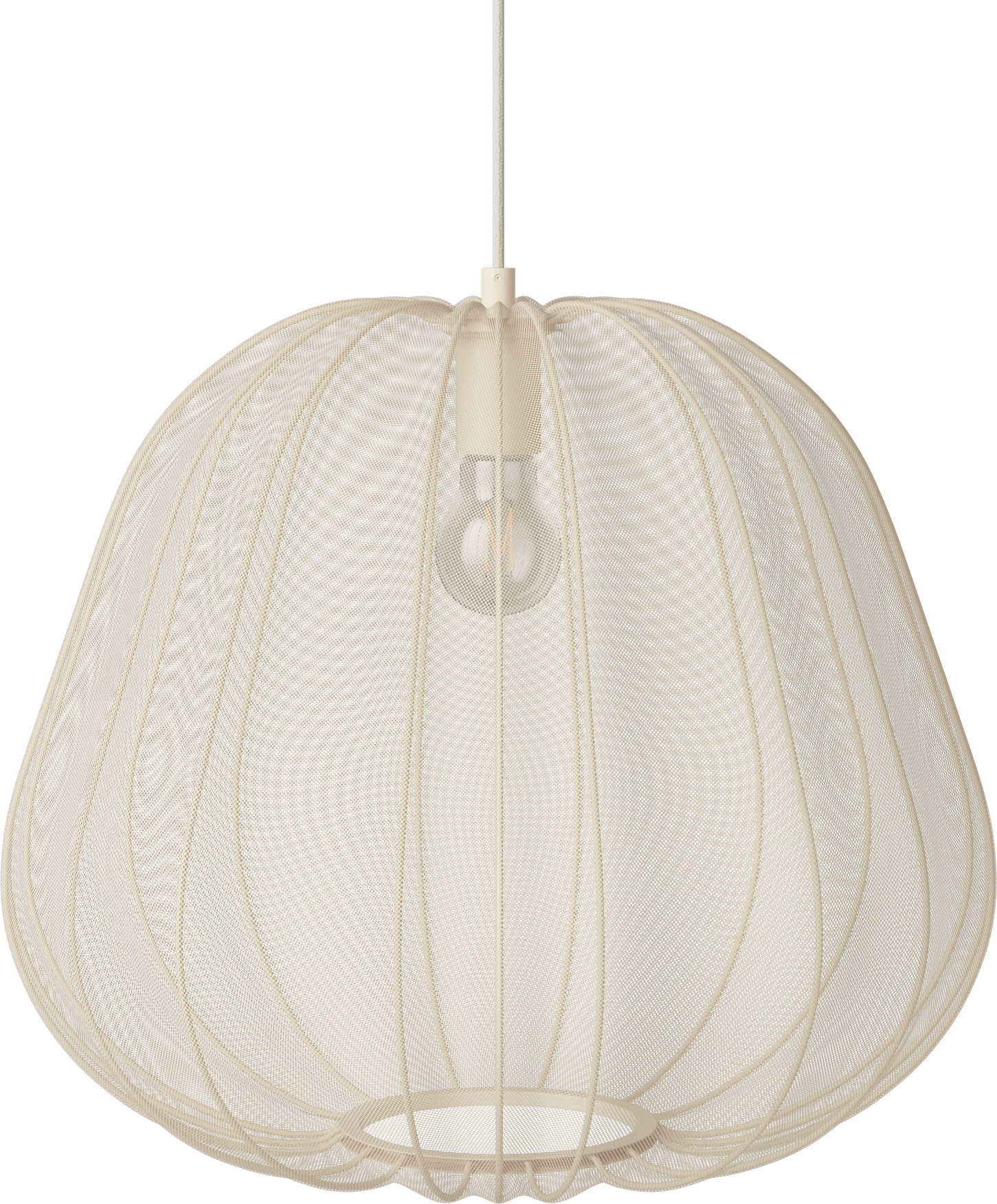 Ballon hanging lamp broken white