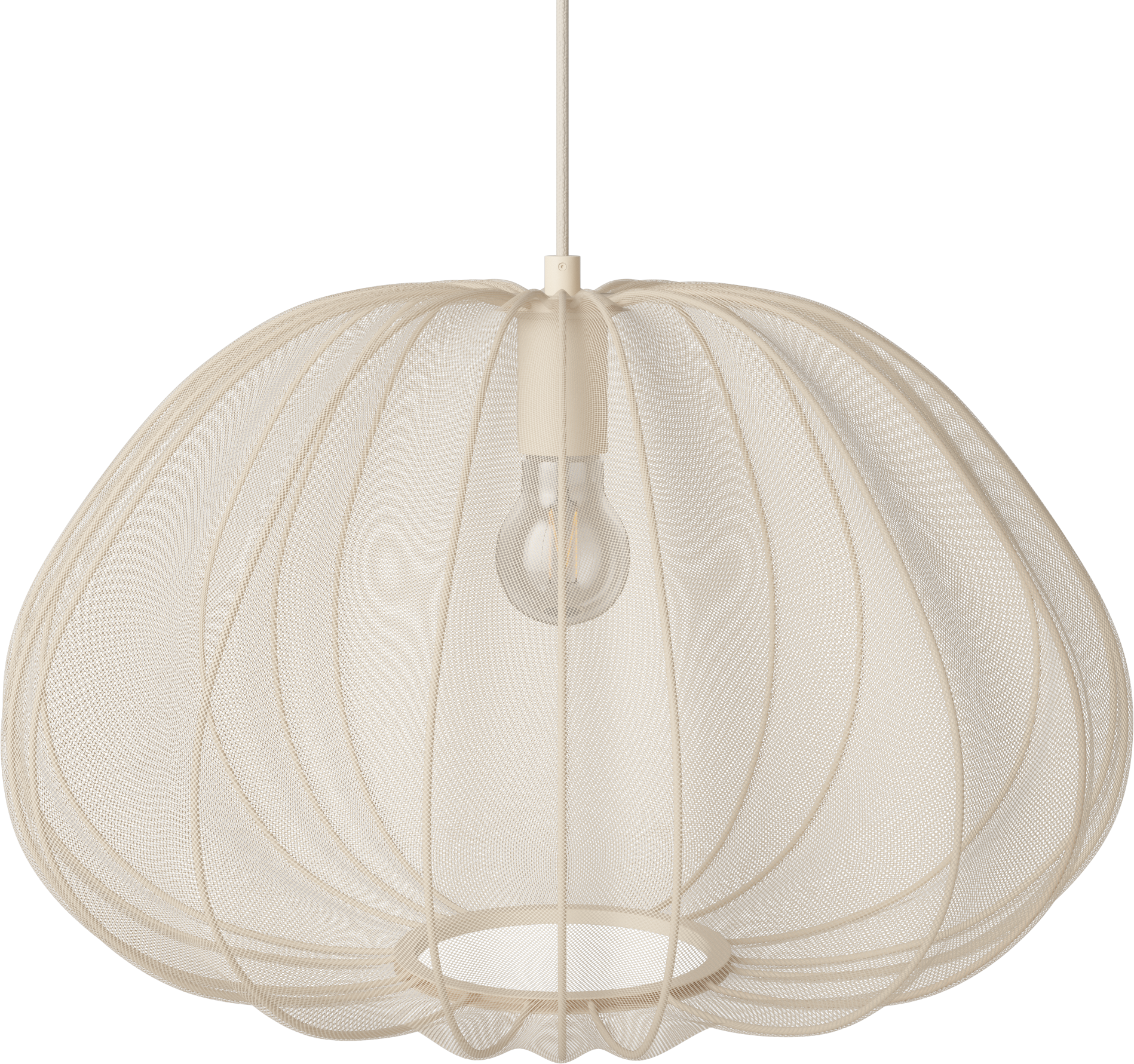 Ballon hanging lamp broken white