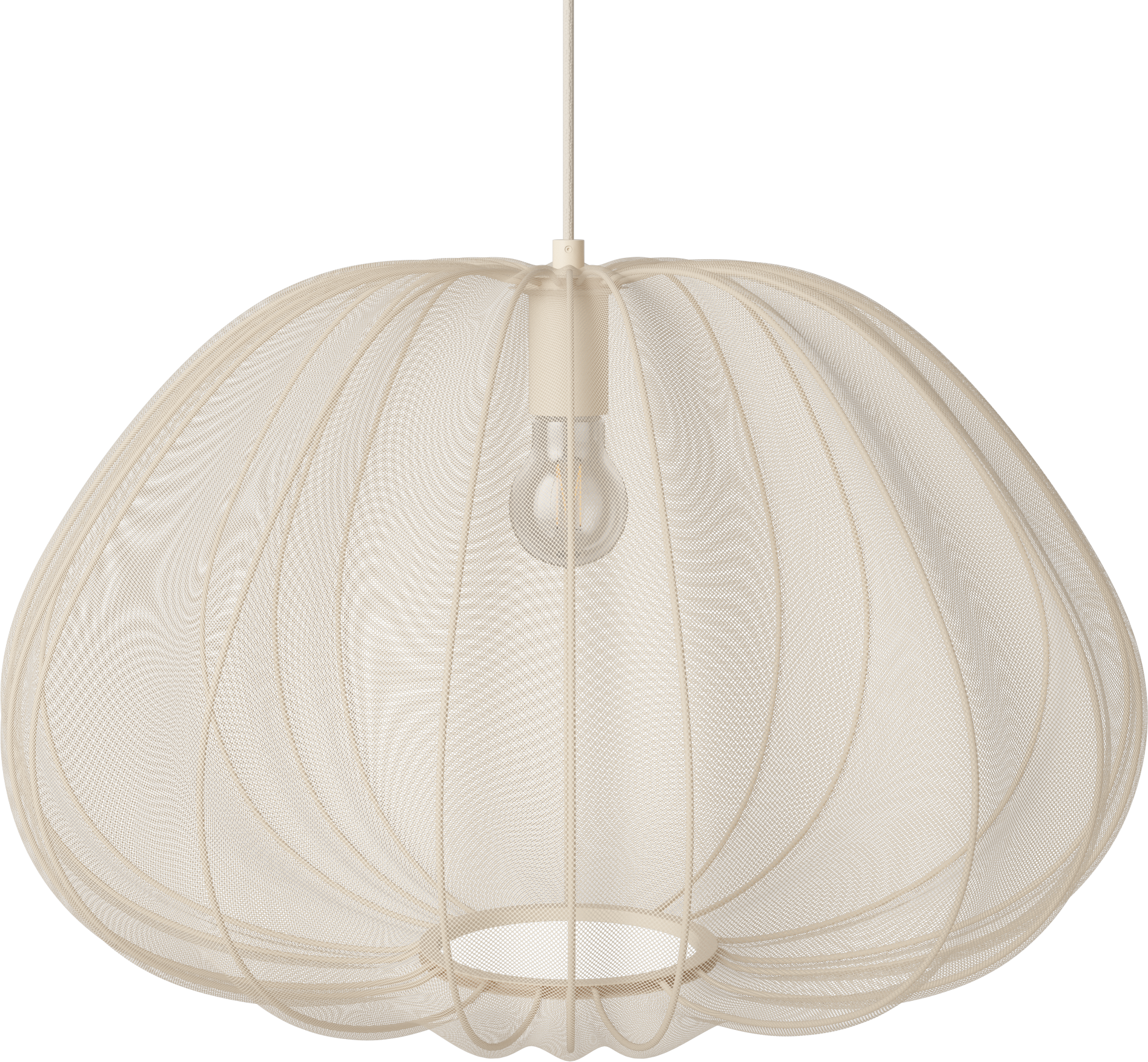 Ballon hanging lamp broken white