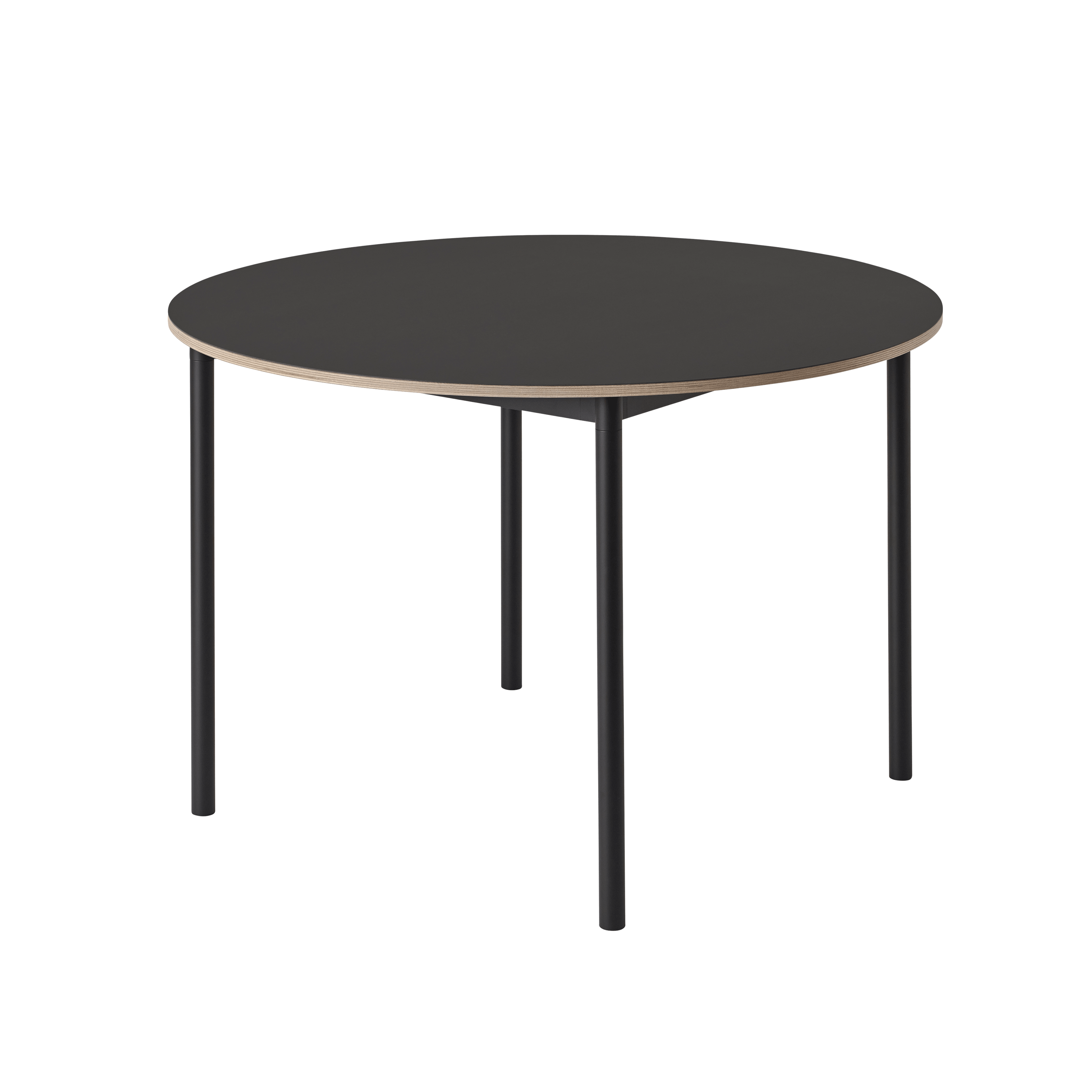 Runder Tisch BASE in Schwarz
