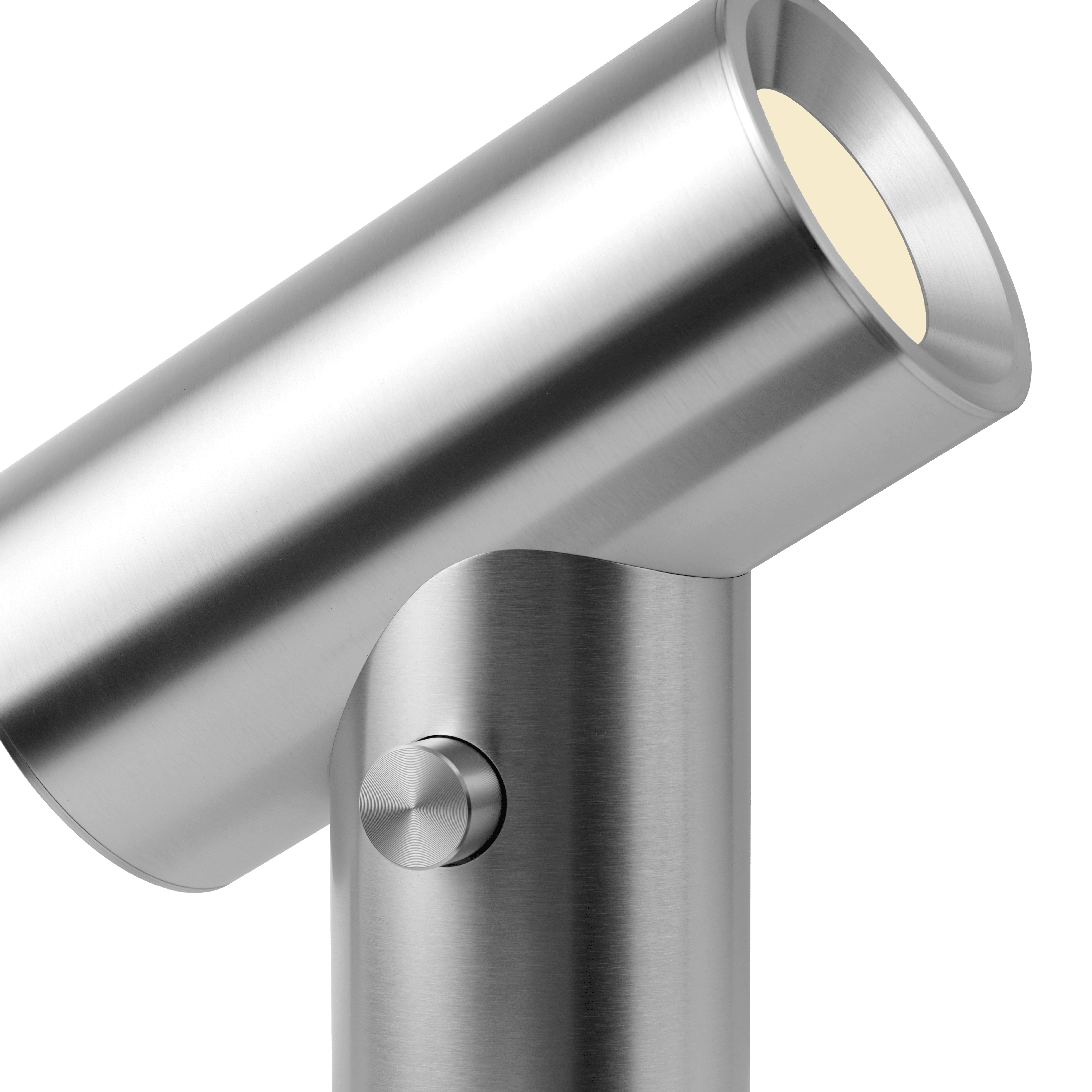 Tragbare Lampe BEAM poliertes Aluminium