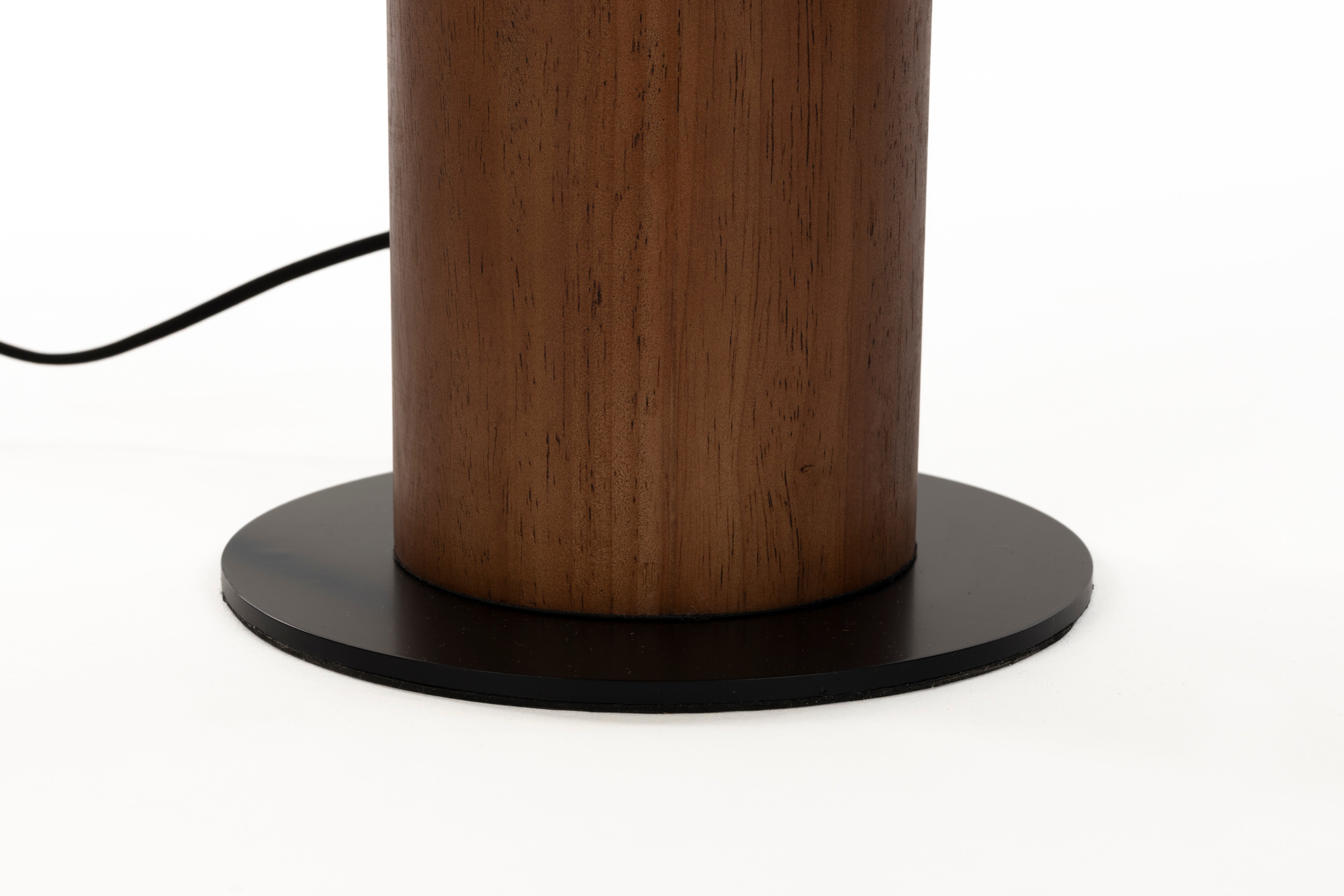 Lampa podłogowa BEAM drewno dębowe