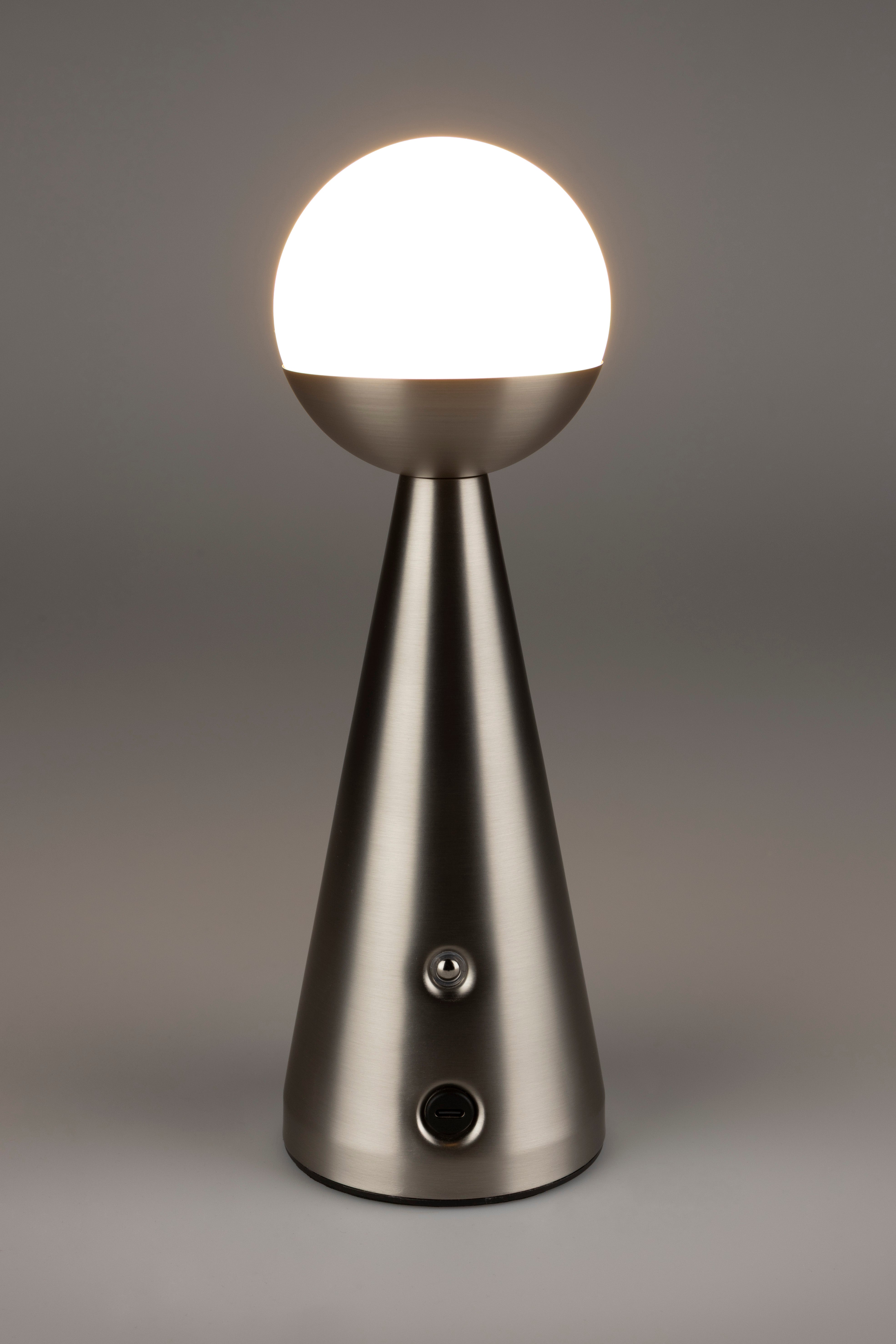 Tragbare Lampe BELLO silber