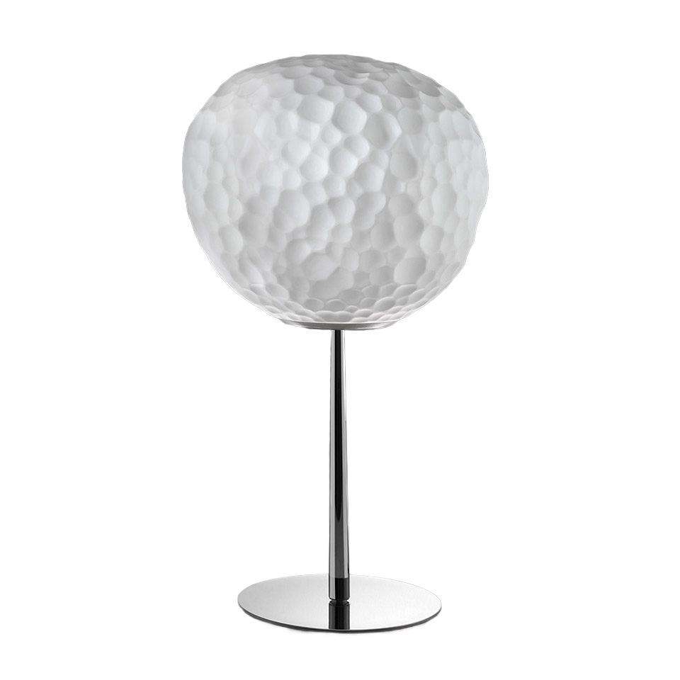 Tischlampe METEORITE STEM weiß