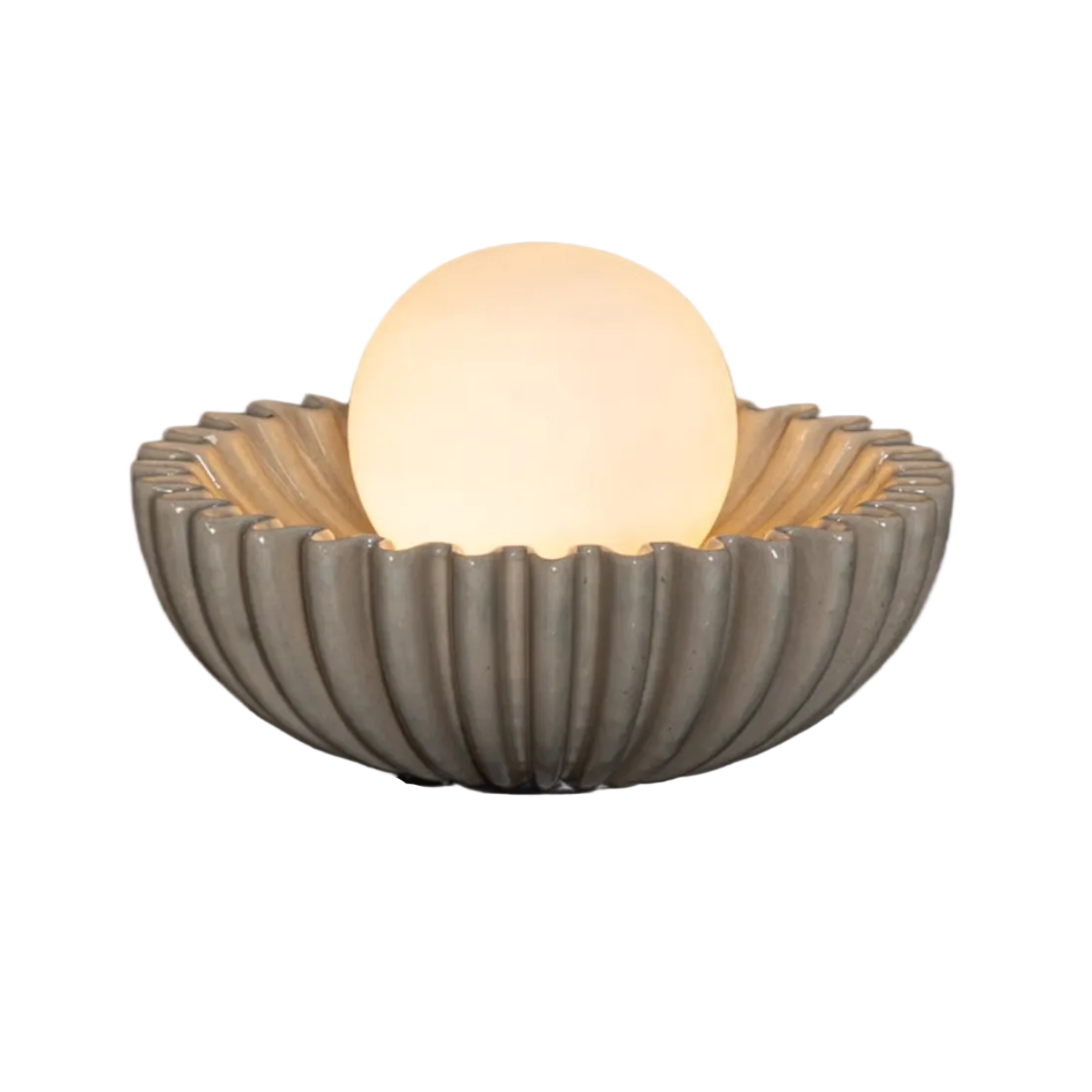 Tischlampe OSTRO sandfarben