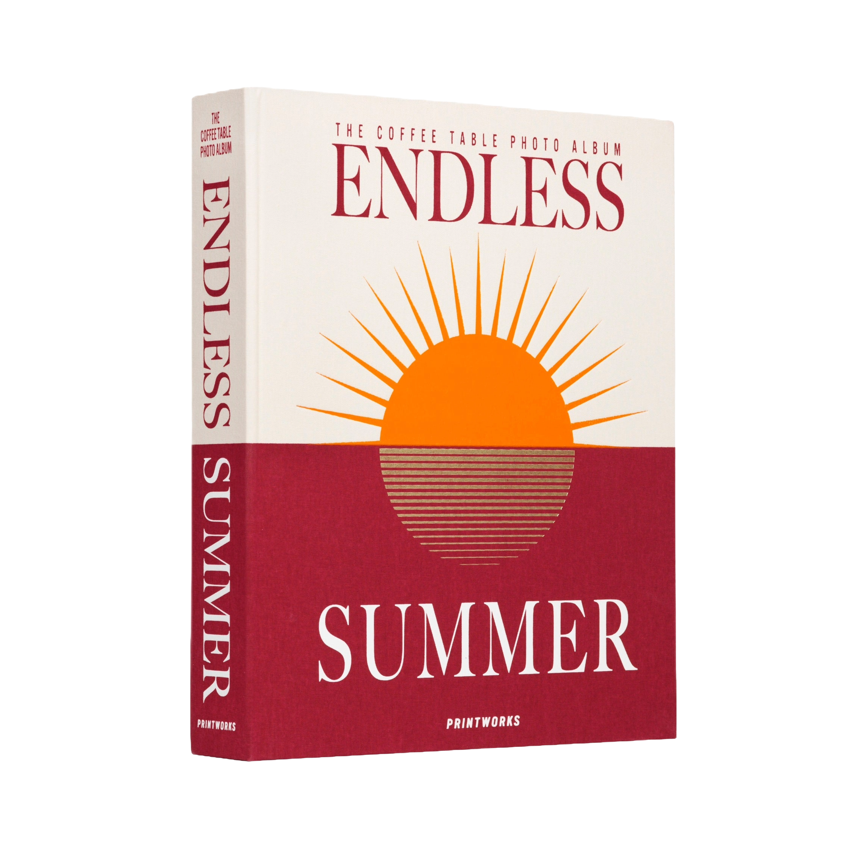 Fotoalbum ENDLESS SUMMER bordeaux mit beige
