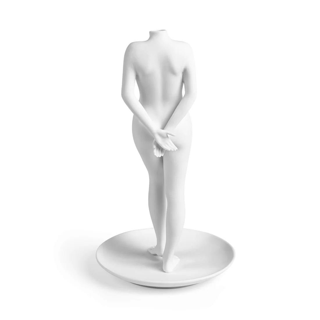 Vase LA TIMIDA weiße Porzellan