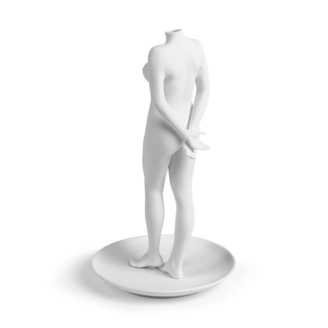 Vase LA TIMIDA weiße Porzellan