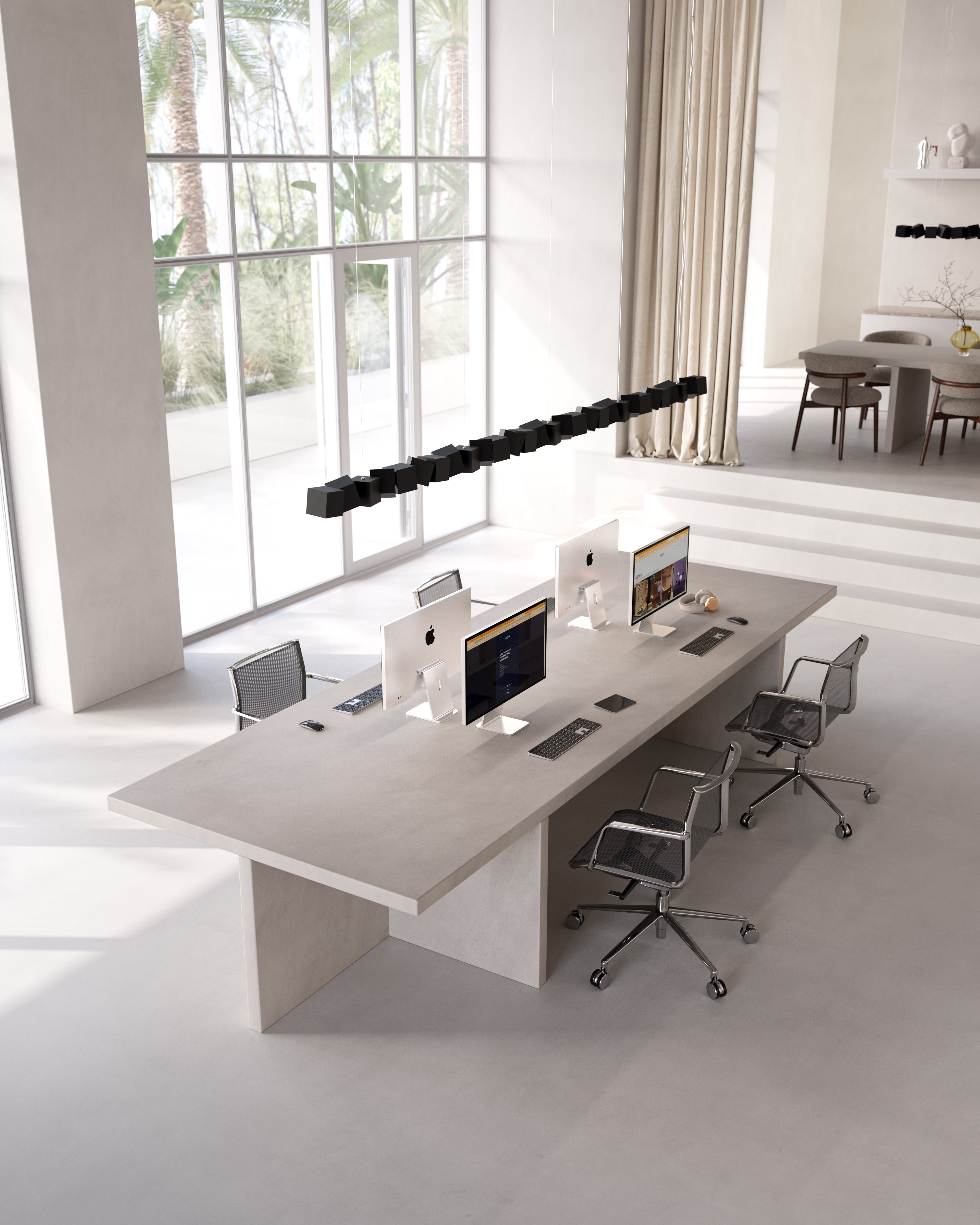 Pendelleuchte BLOCKCHAIN schwarz