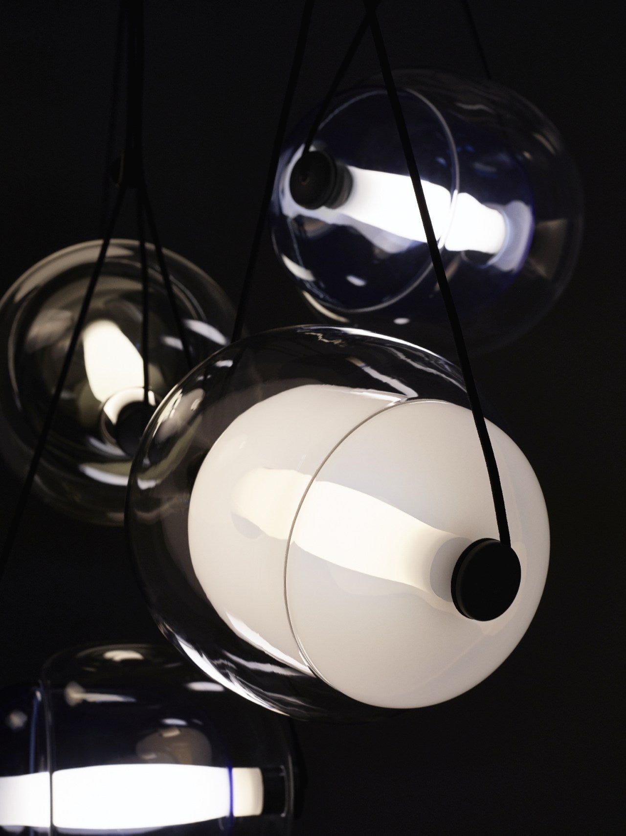 Capsula hanging lamp - Singles Outdoor shiny