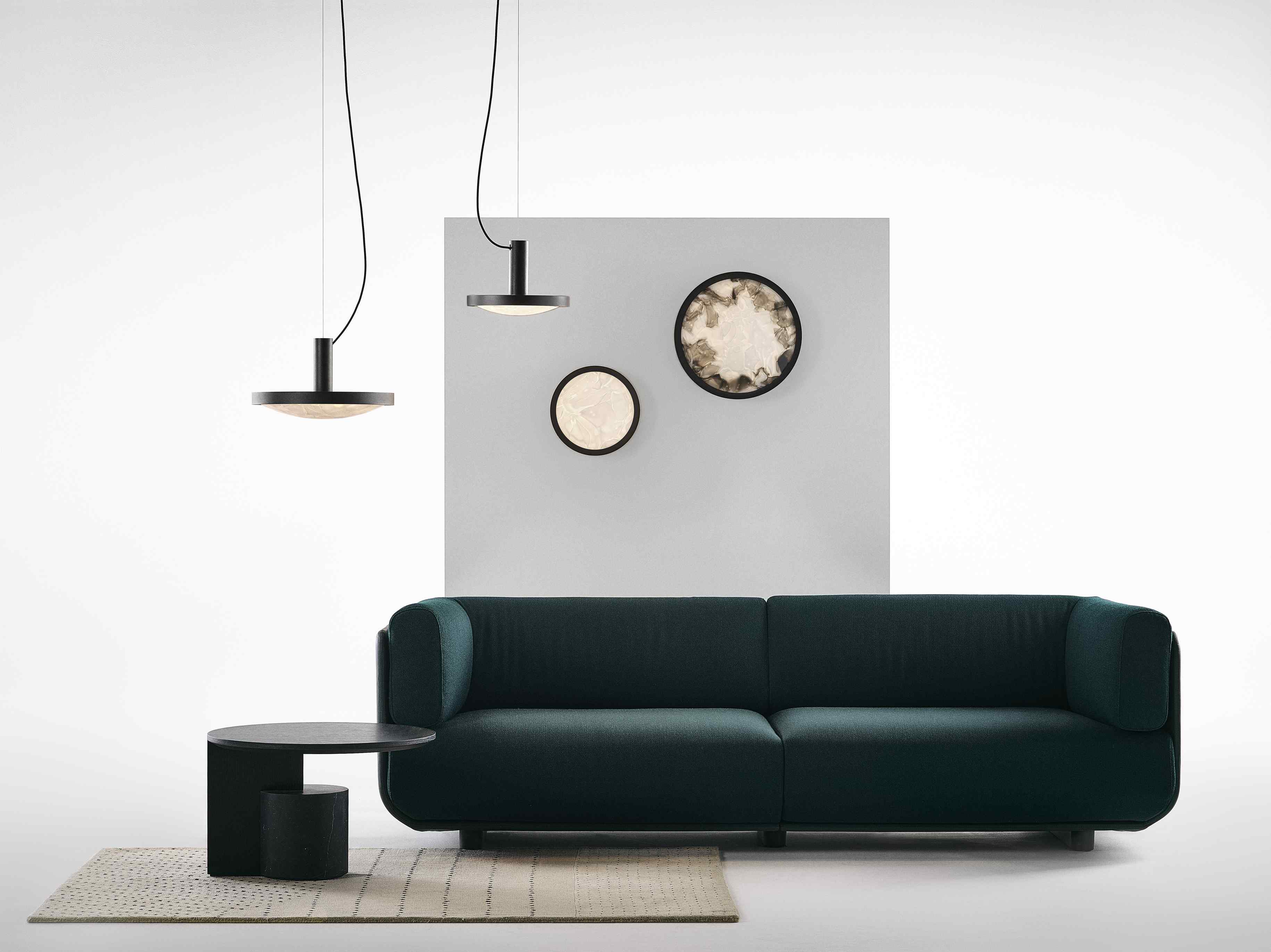 Konvexe Hanglampe Bokisglassglas