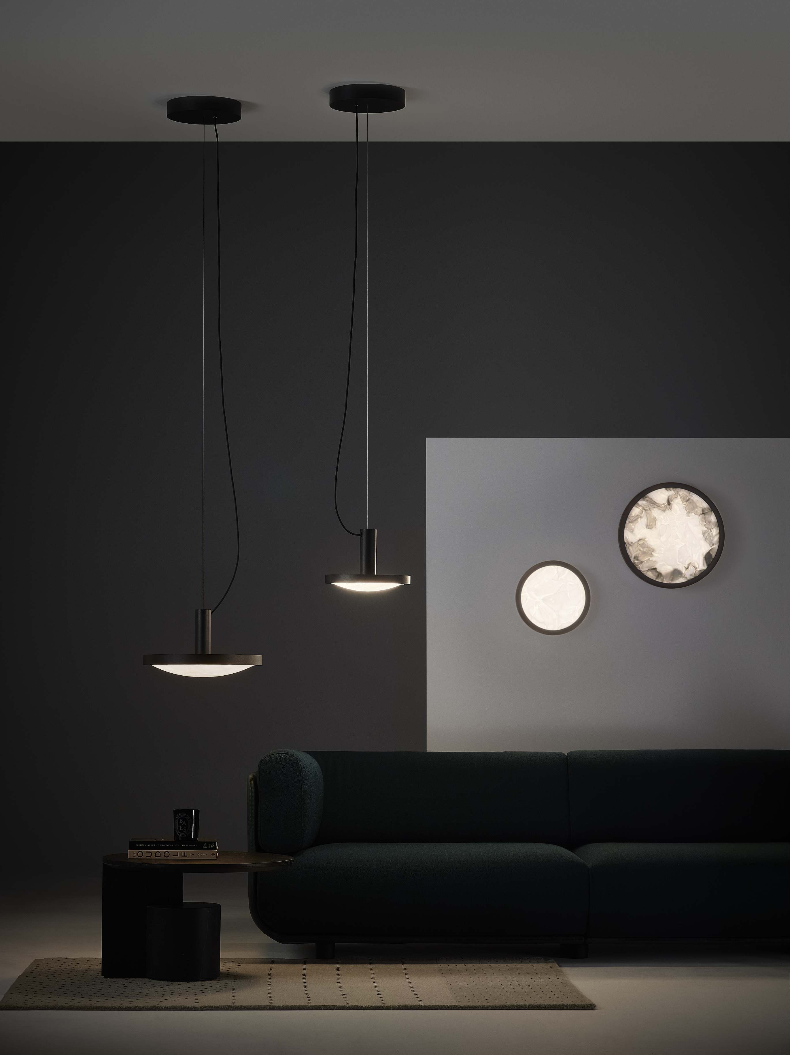 Konvexe Hanglampe Bokisglassglas