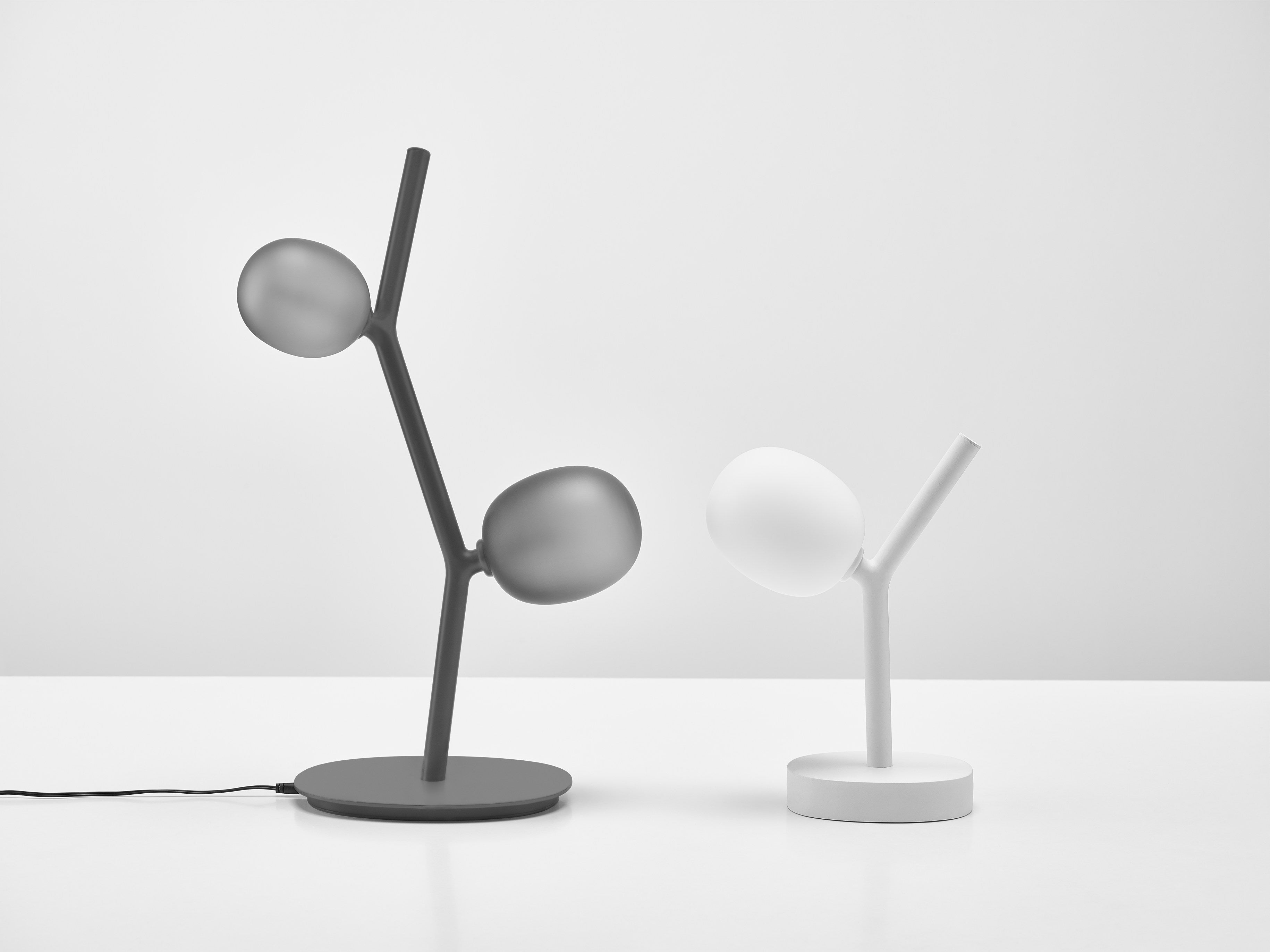 Efeu tragbares Lampenmattglas