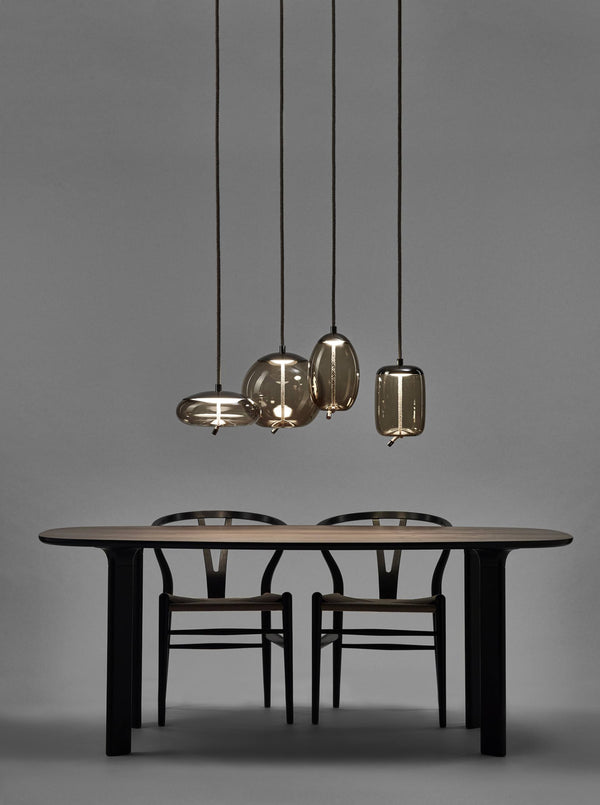 Knoten kleine hängende Lampe - Glaskugel