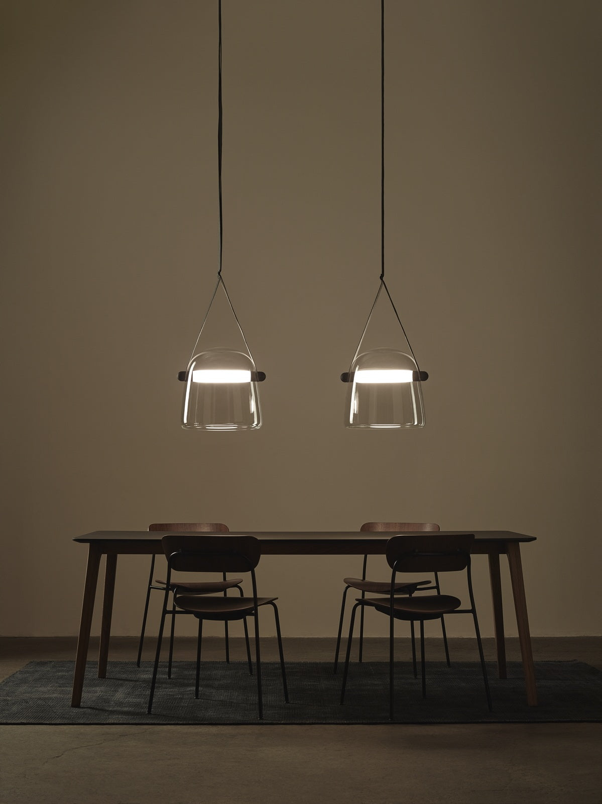 Hanging lamp Mona white headliner