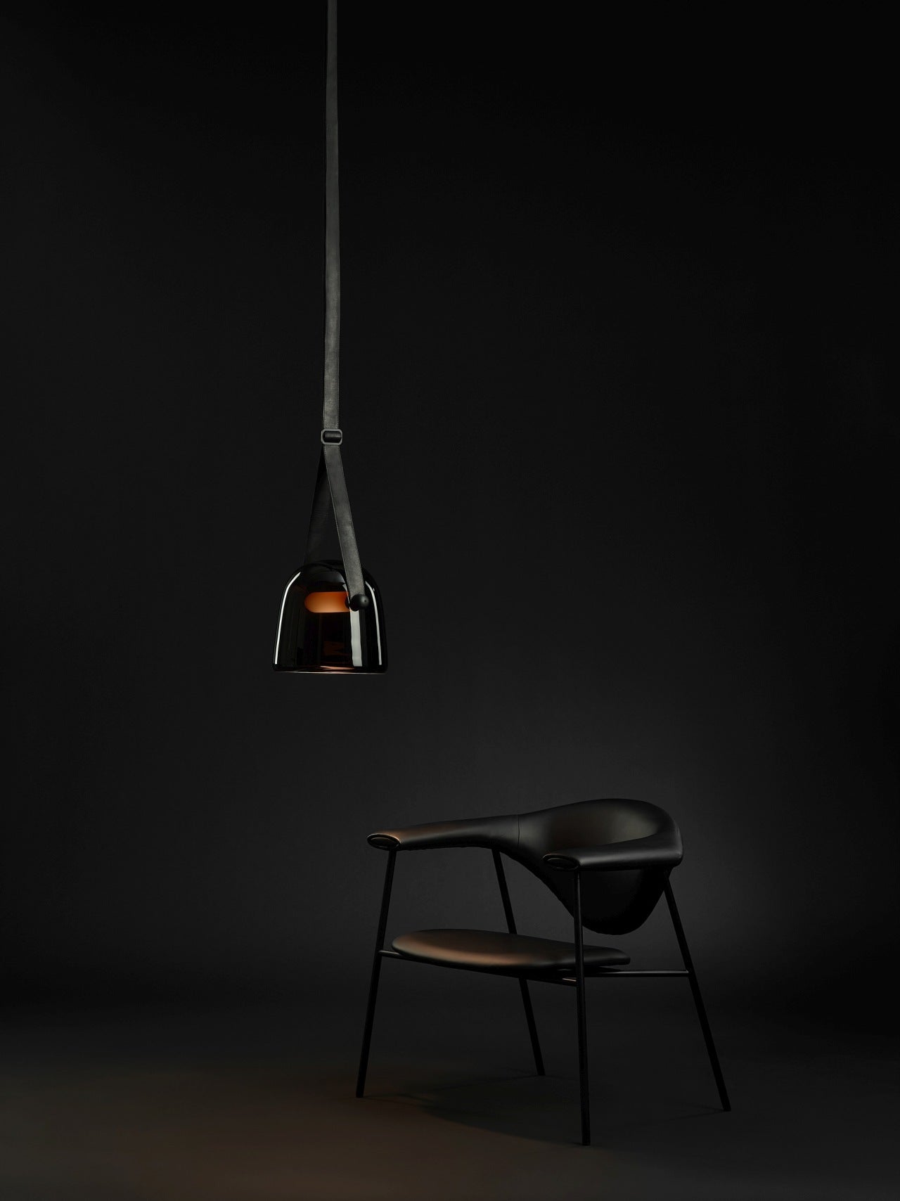 Hanging lamp Mona white headliner