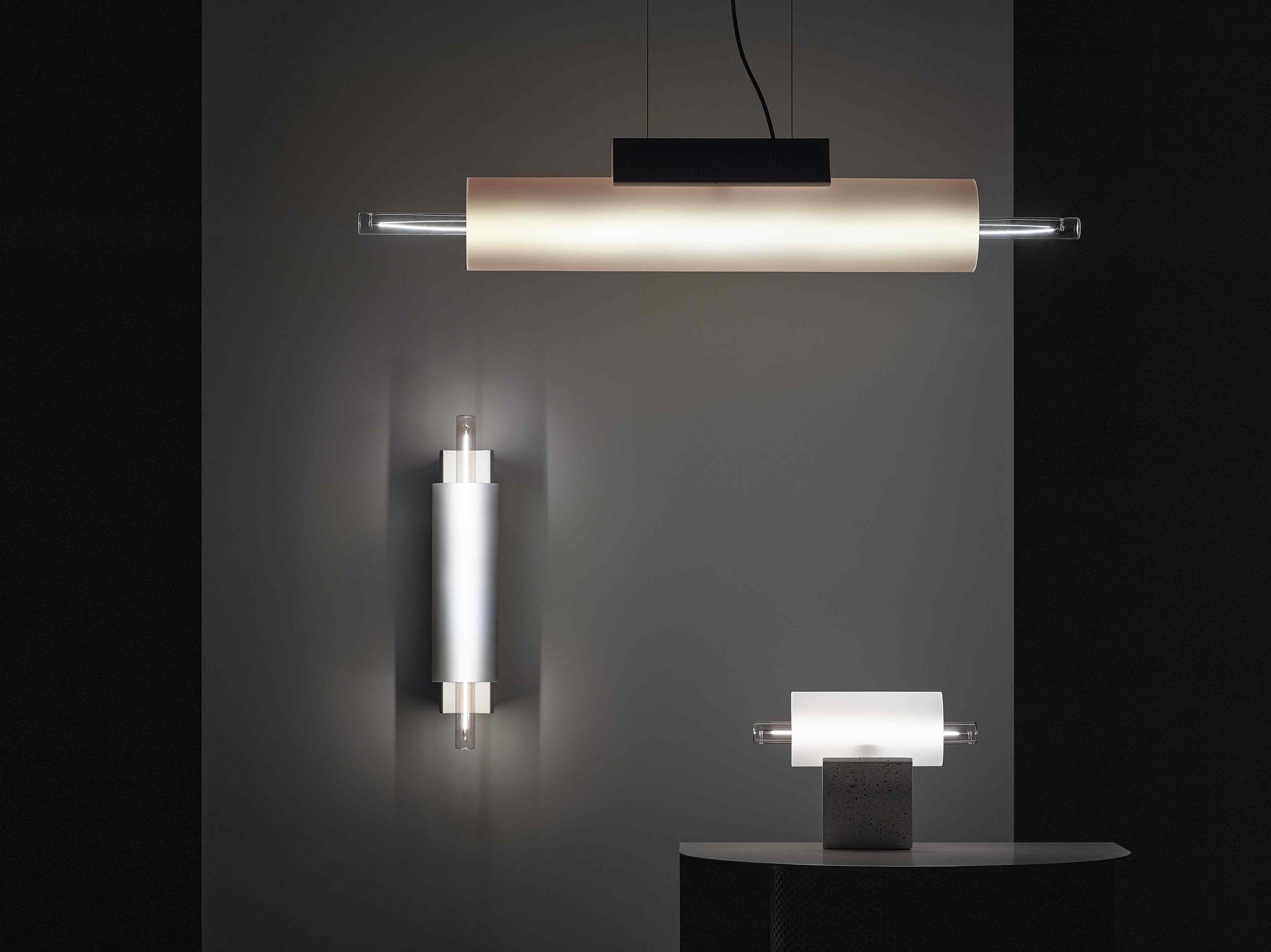 Overlay -Beton -Hang -Lampe