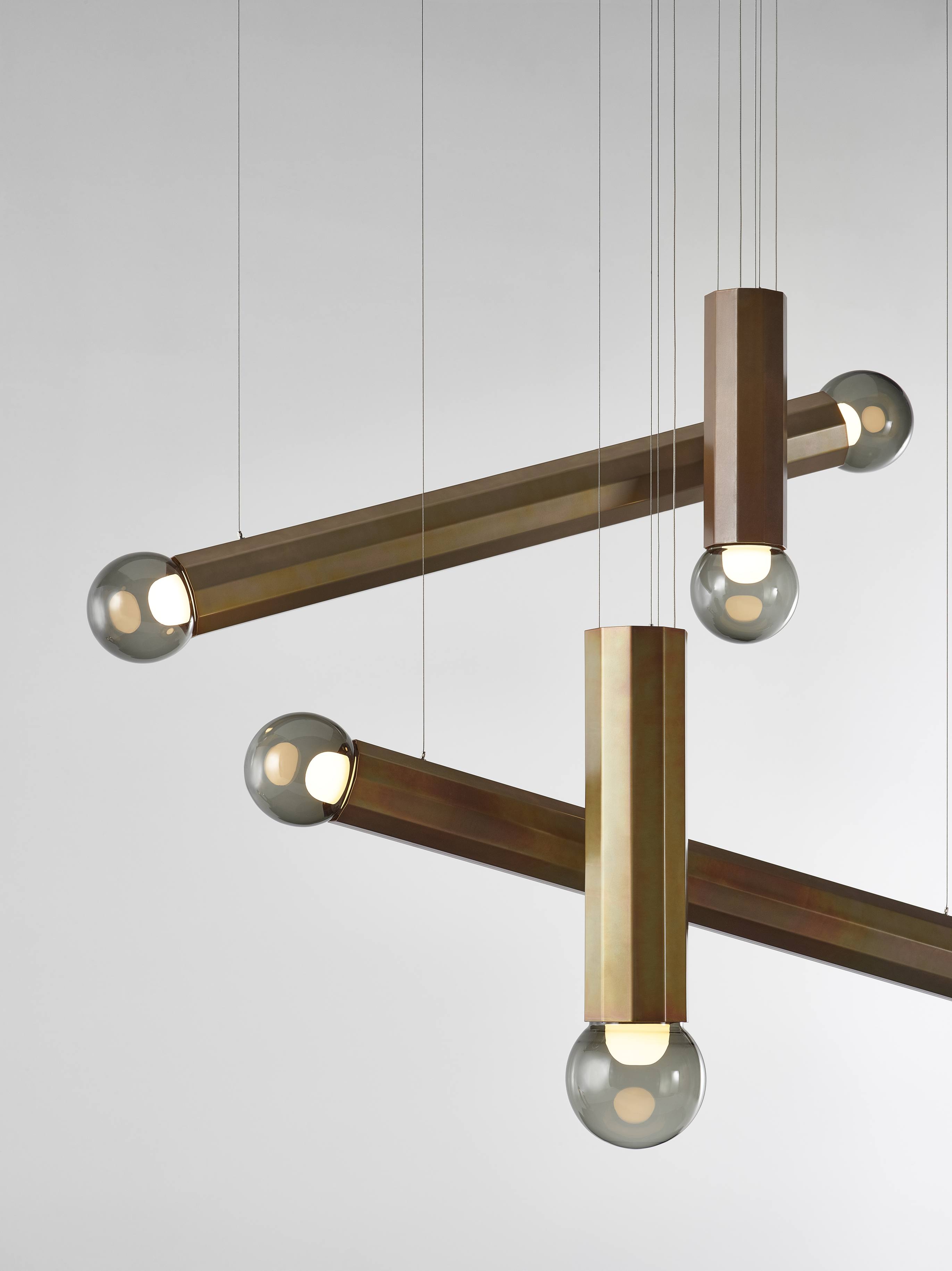 Prisma metal luminaire hanging lamp