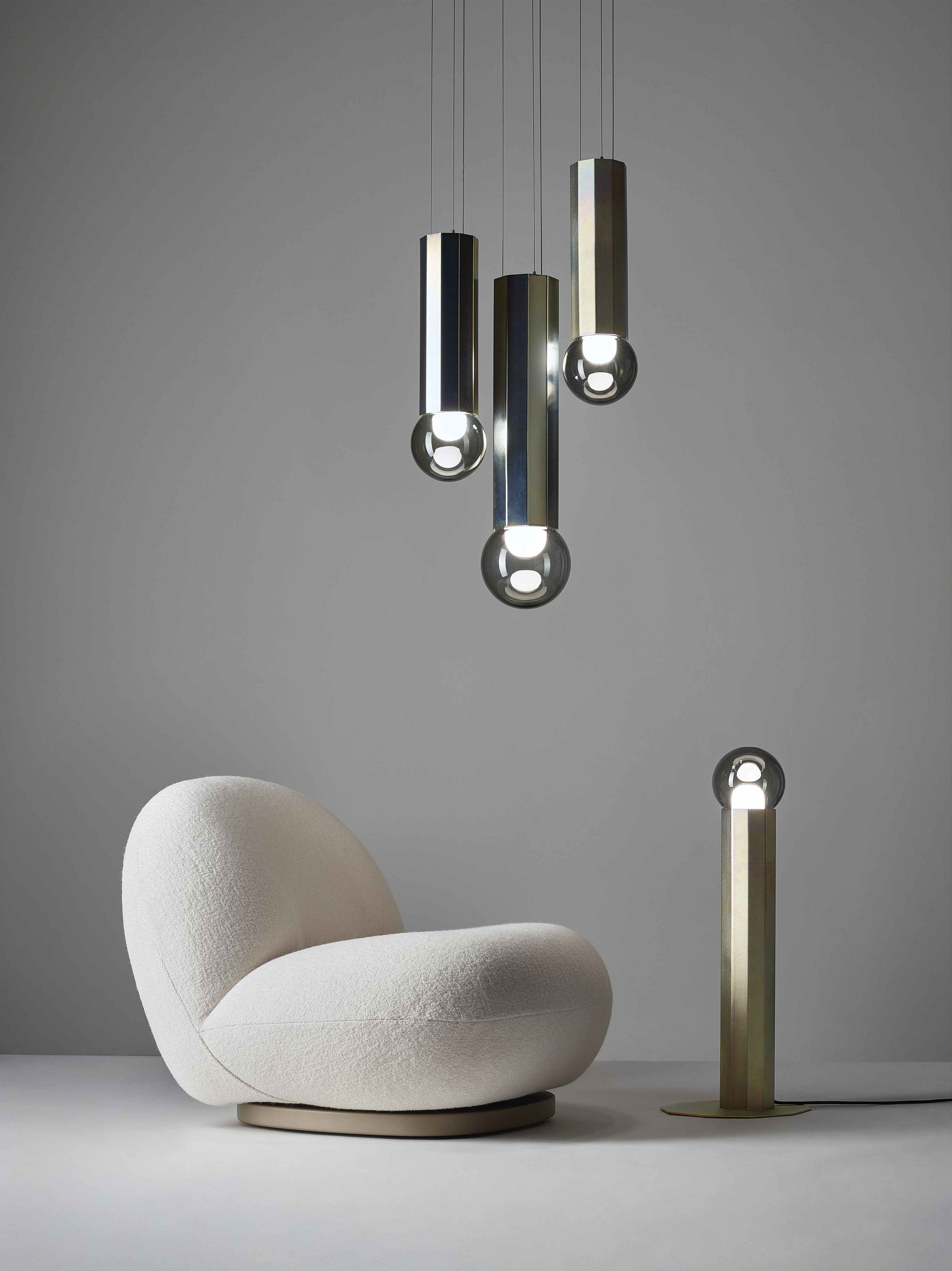 Prisma metal luminaire hanging lamp