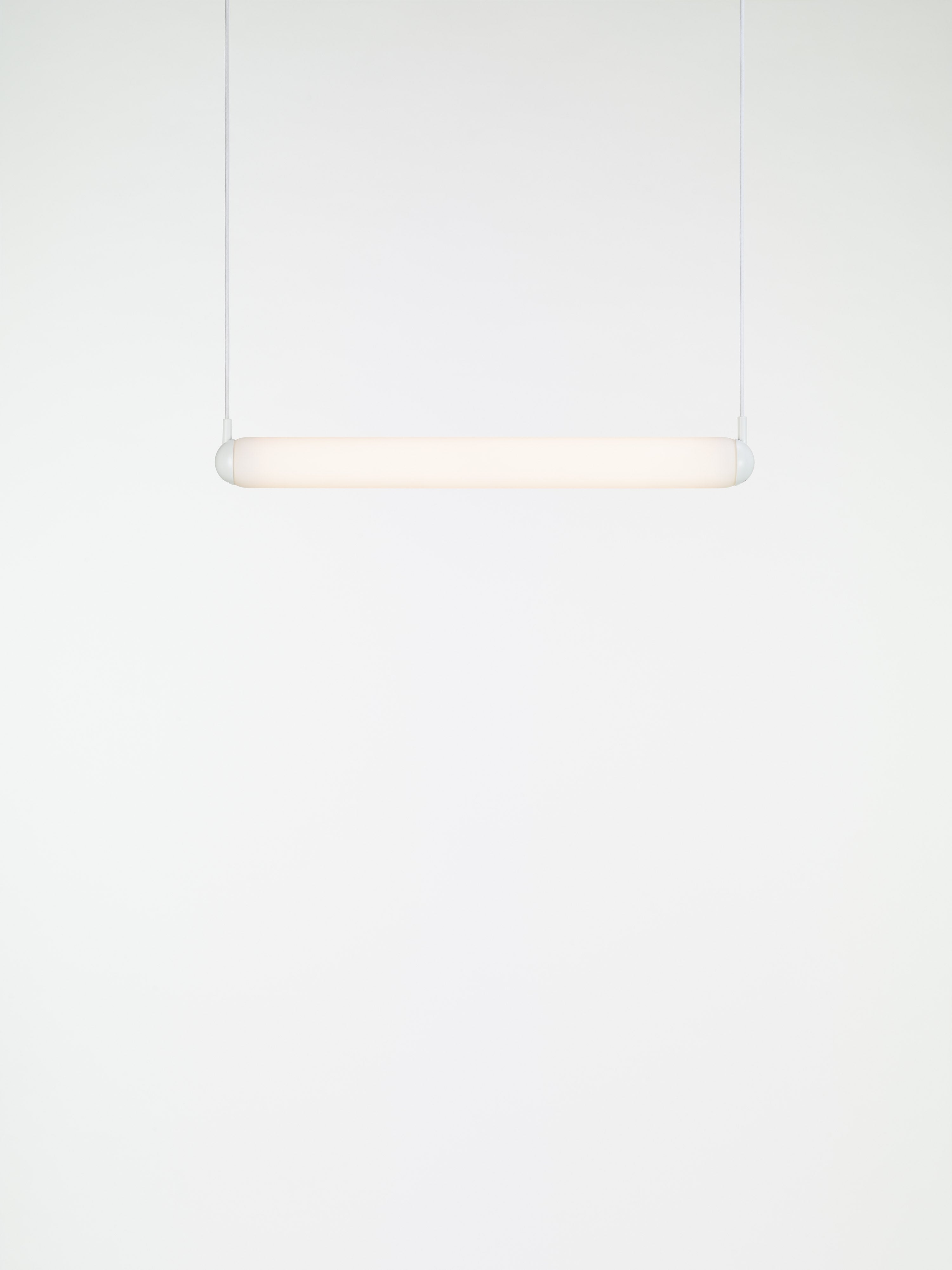 Puro Solo Hanging Lamp - horizontales mattes Glas