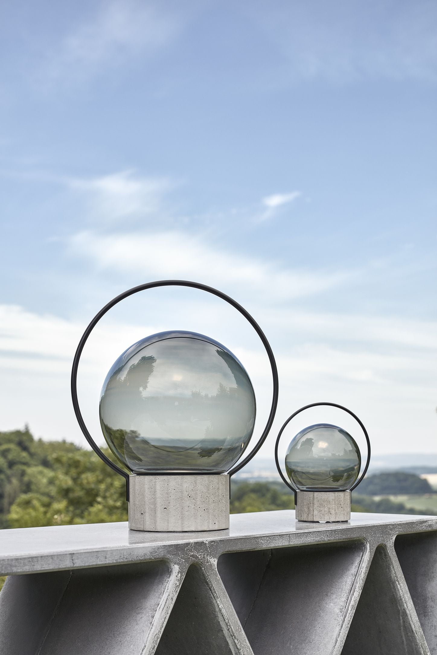 Tragbare Lampenkugel tragbares glänzendes Glas