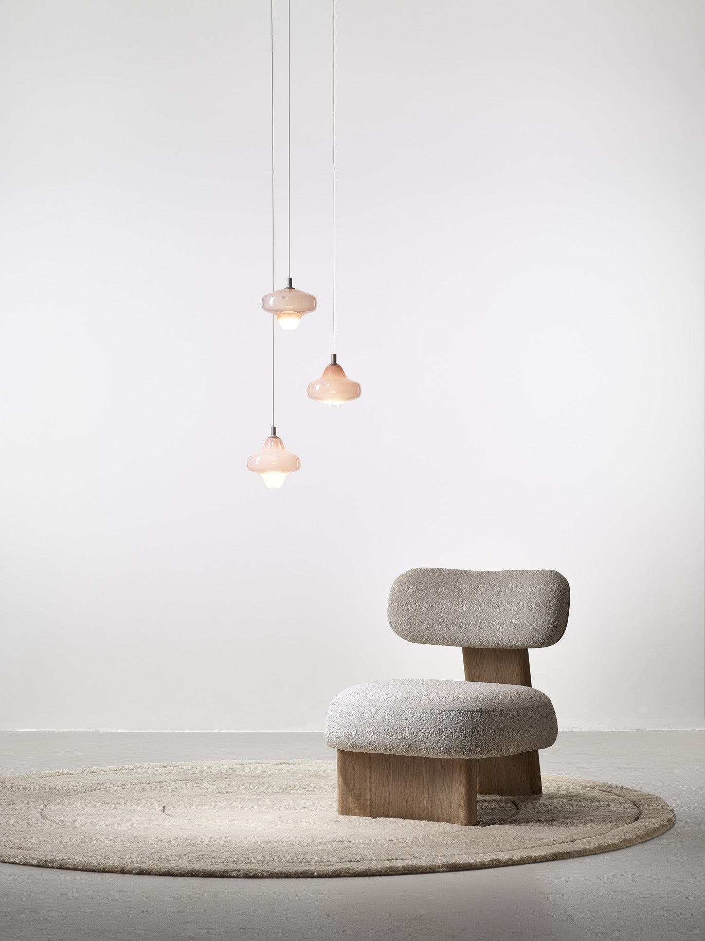 Sternenhängerlampe aufblasbares Glas