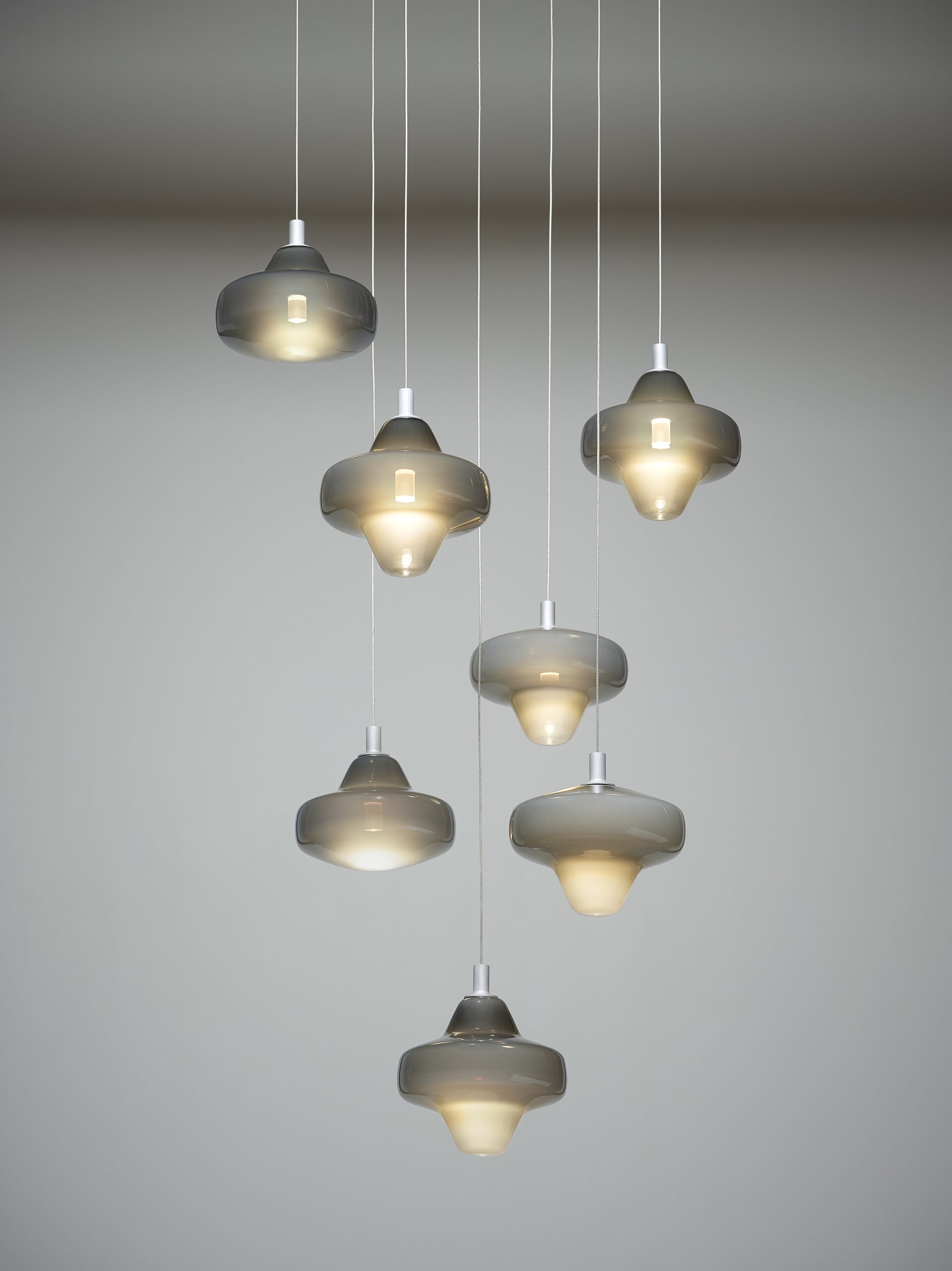Sternenhängerlampe aufblasbares Glas