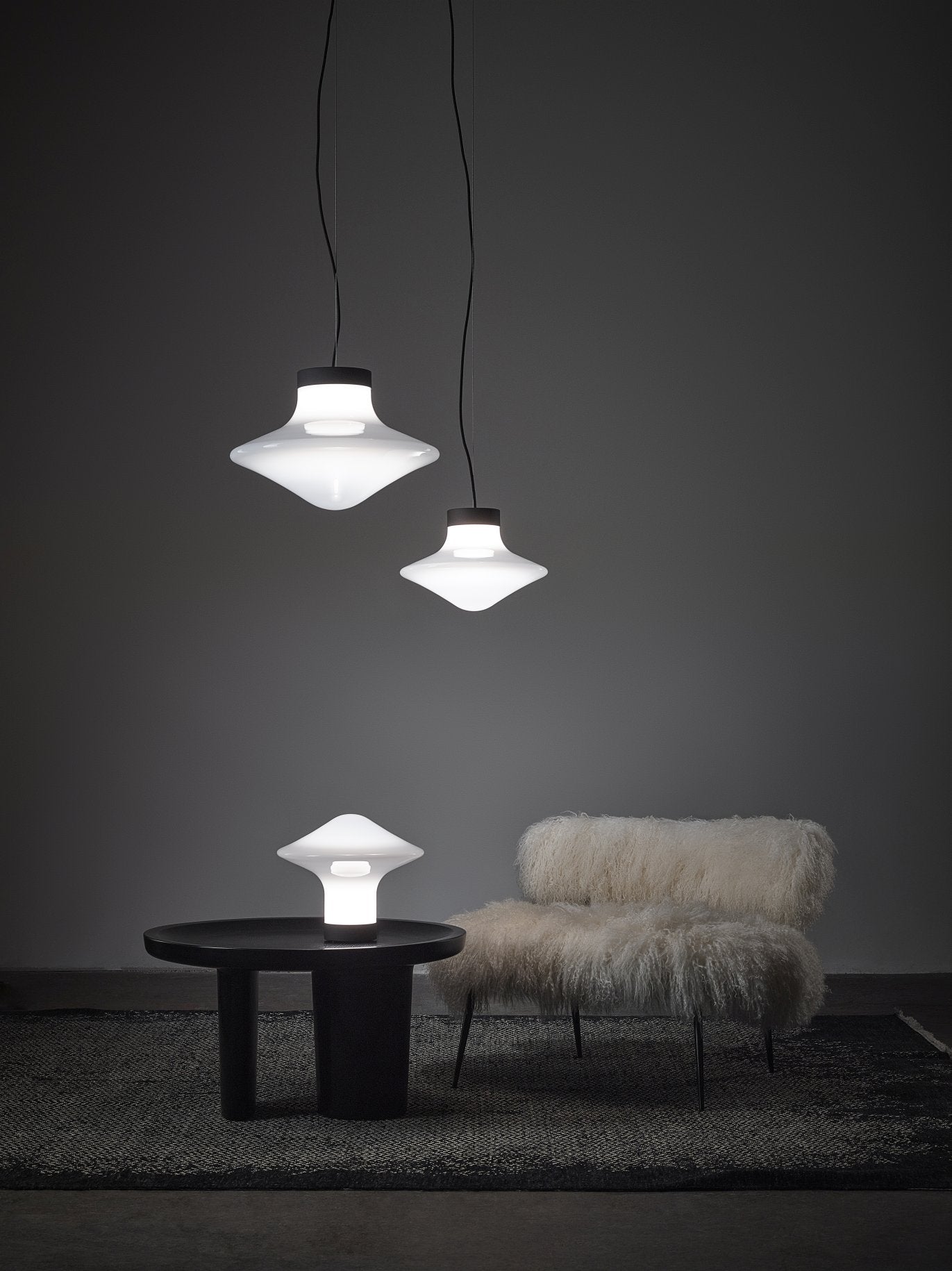 Trottol hängende Lampe aufblasbares Glas