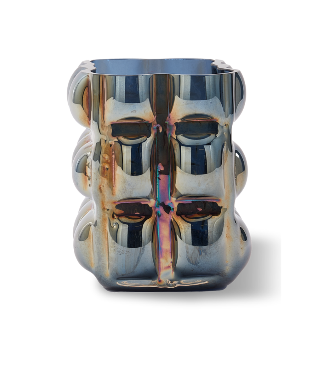 BUBBLE vase dark blue