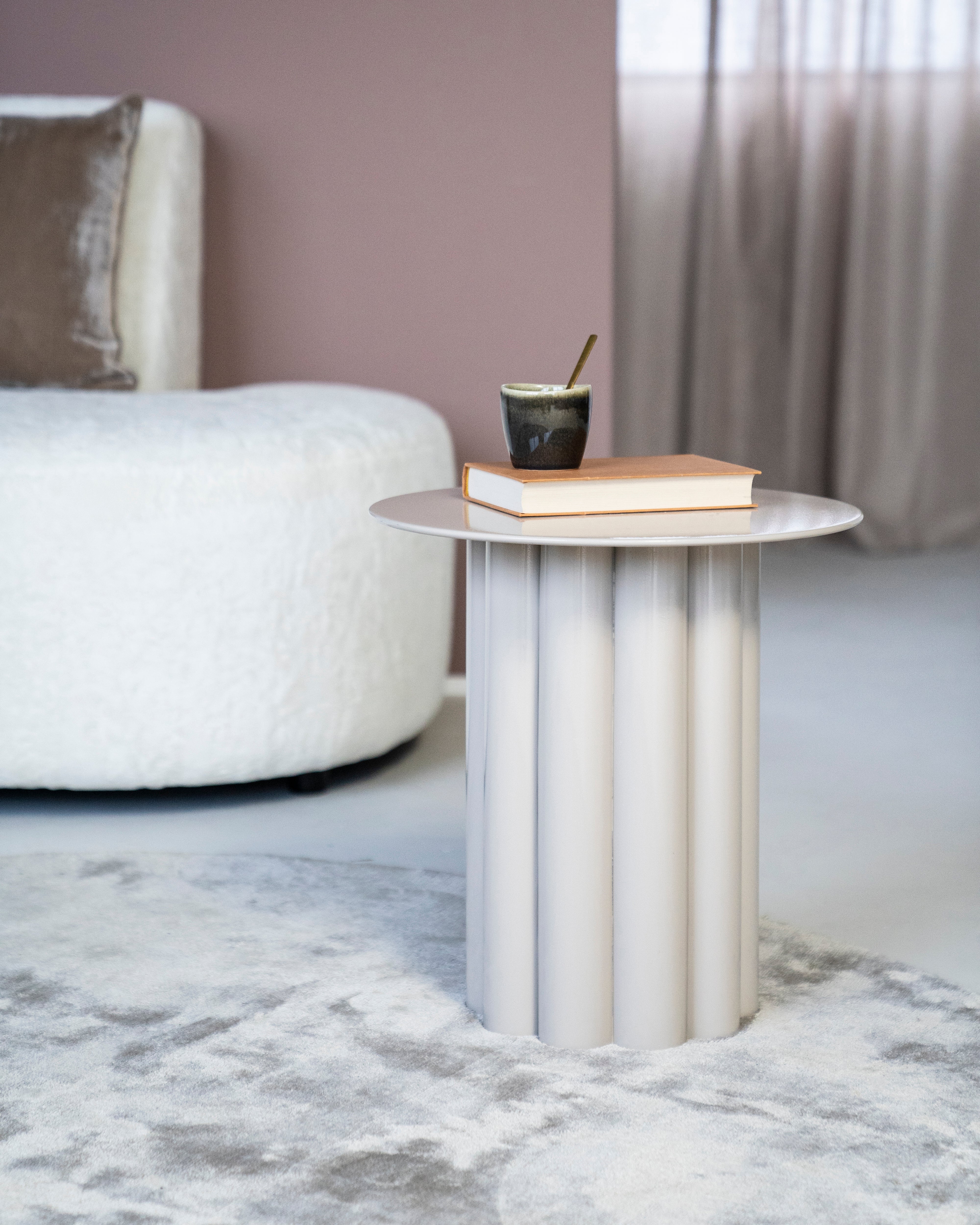 OLYMPA Cream Side Table