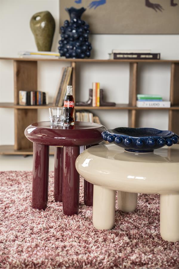 BALLOON cream side table