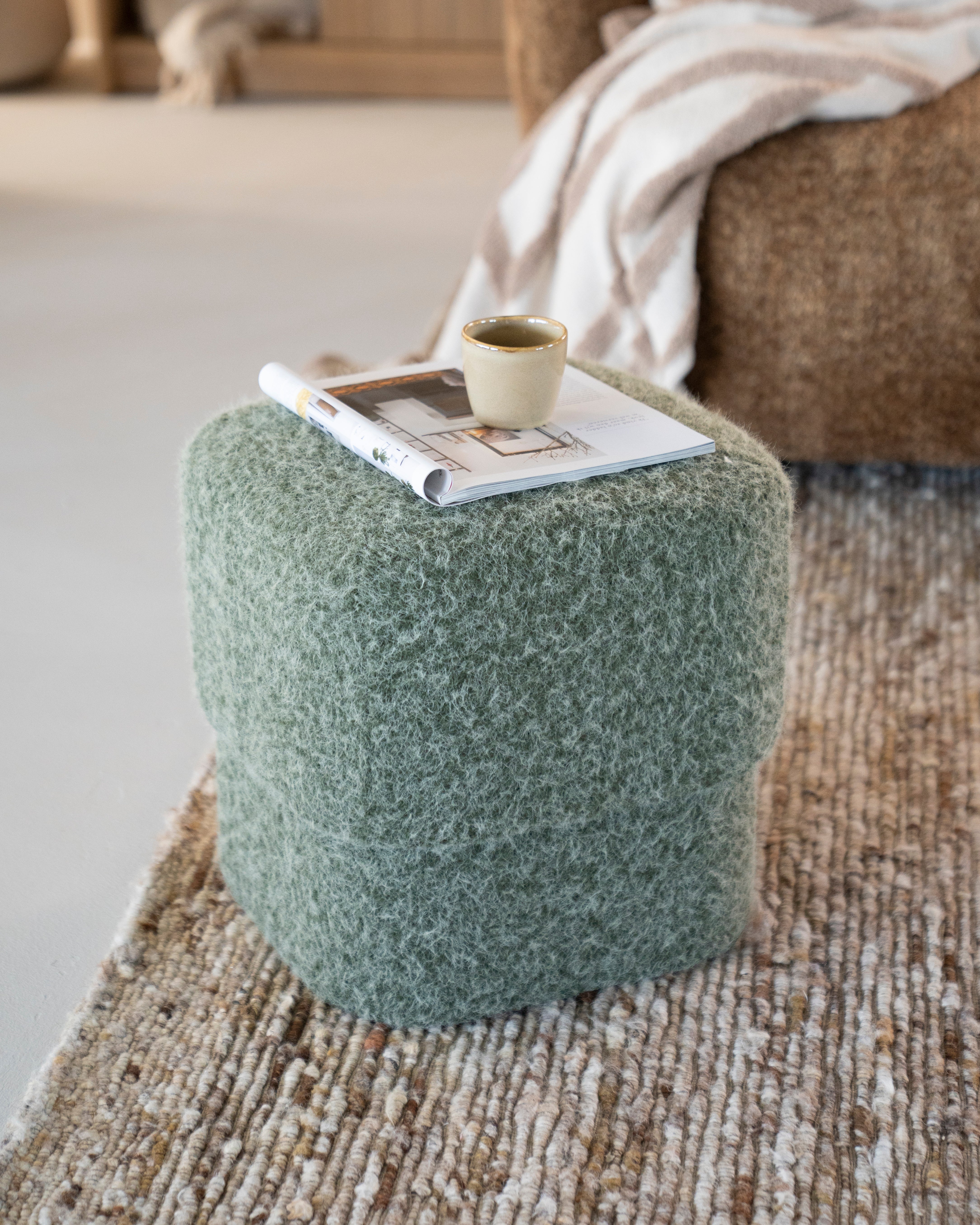 Pouf KELSO grün