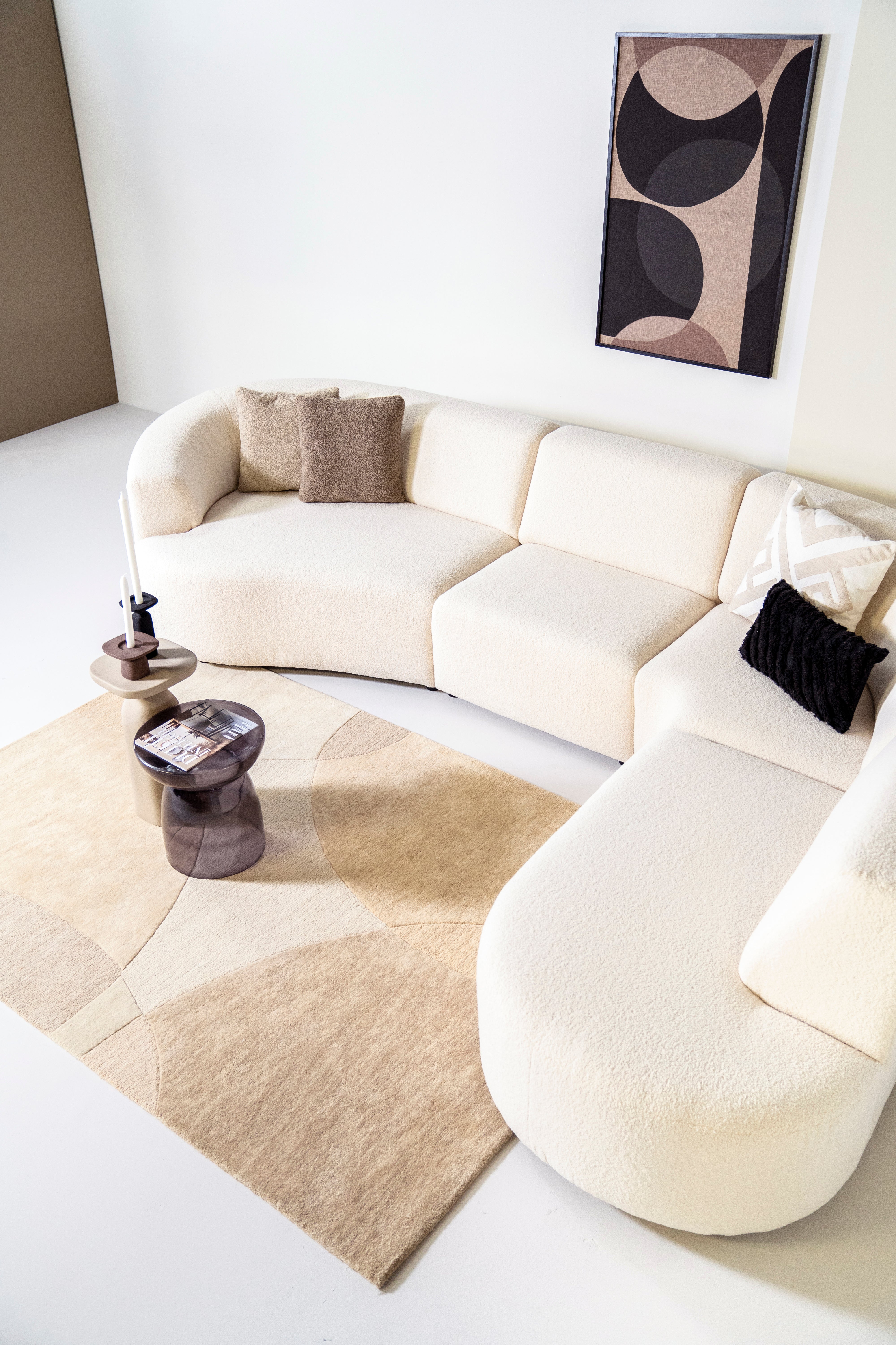 SQUAND Beige Side Table