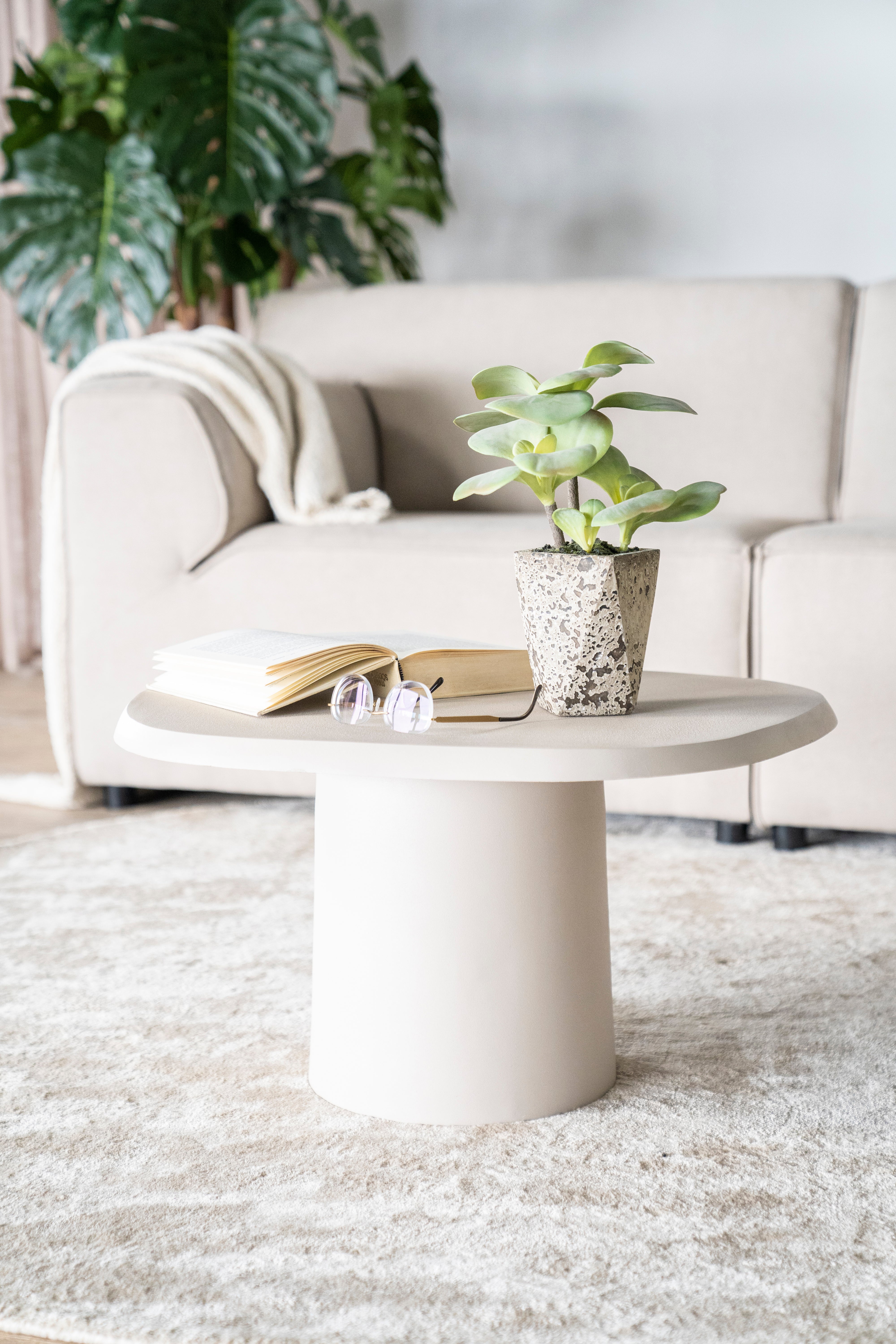STEN cream side table