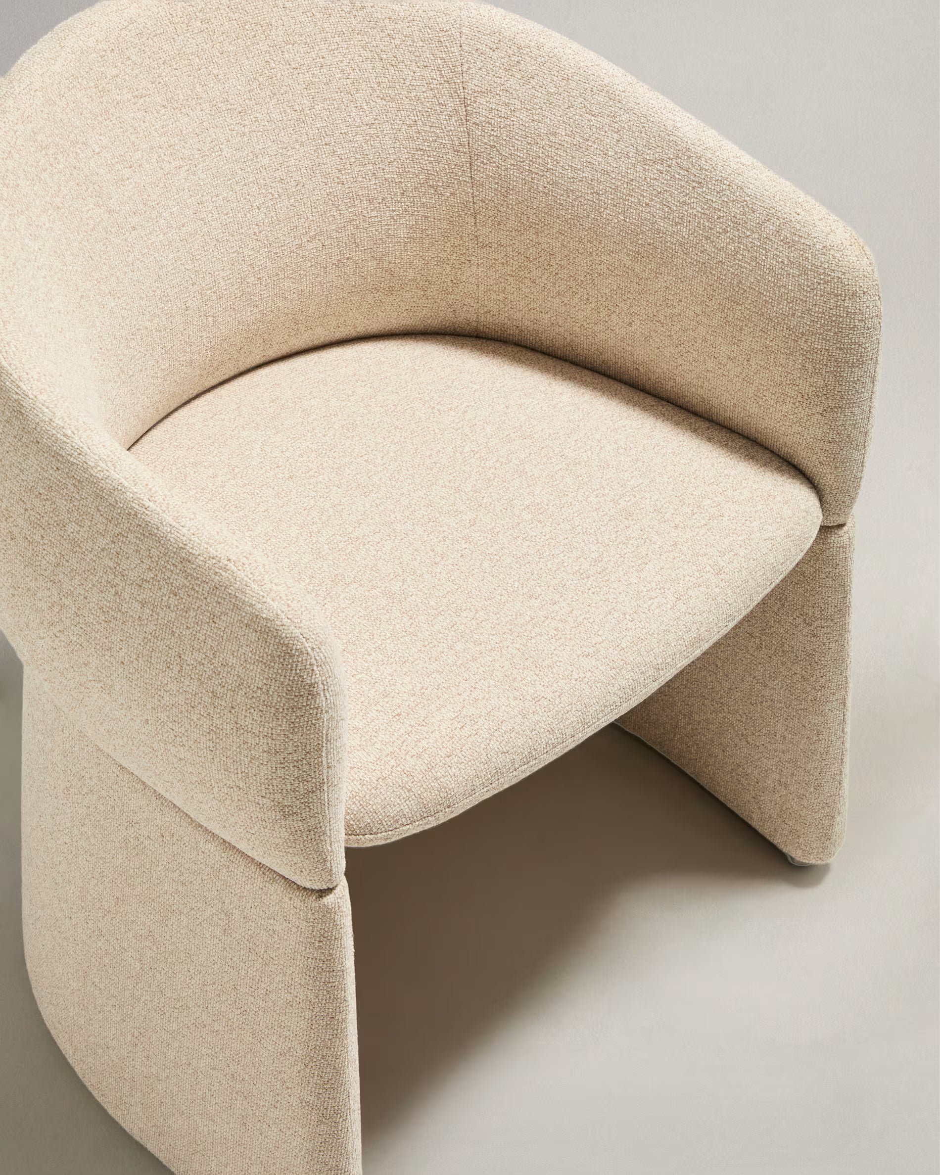 Polsterstuhl BOSCA beige Chenille