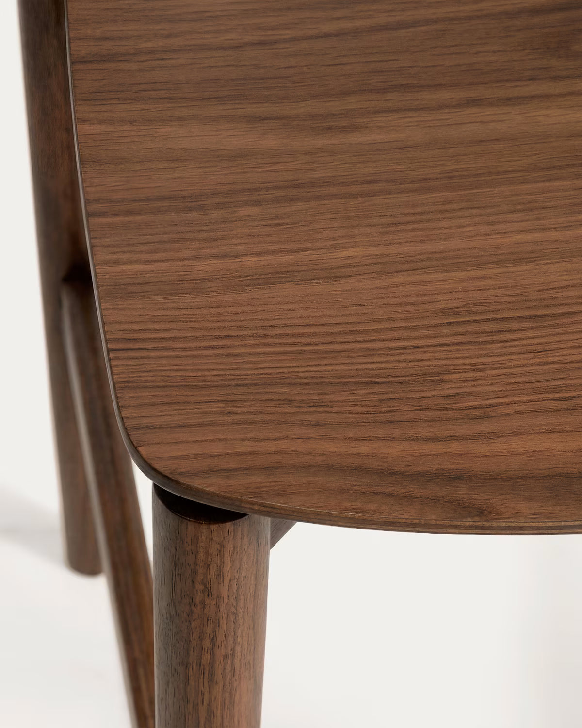 Barhocker EVERA aus dunklem Eichenfurnier