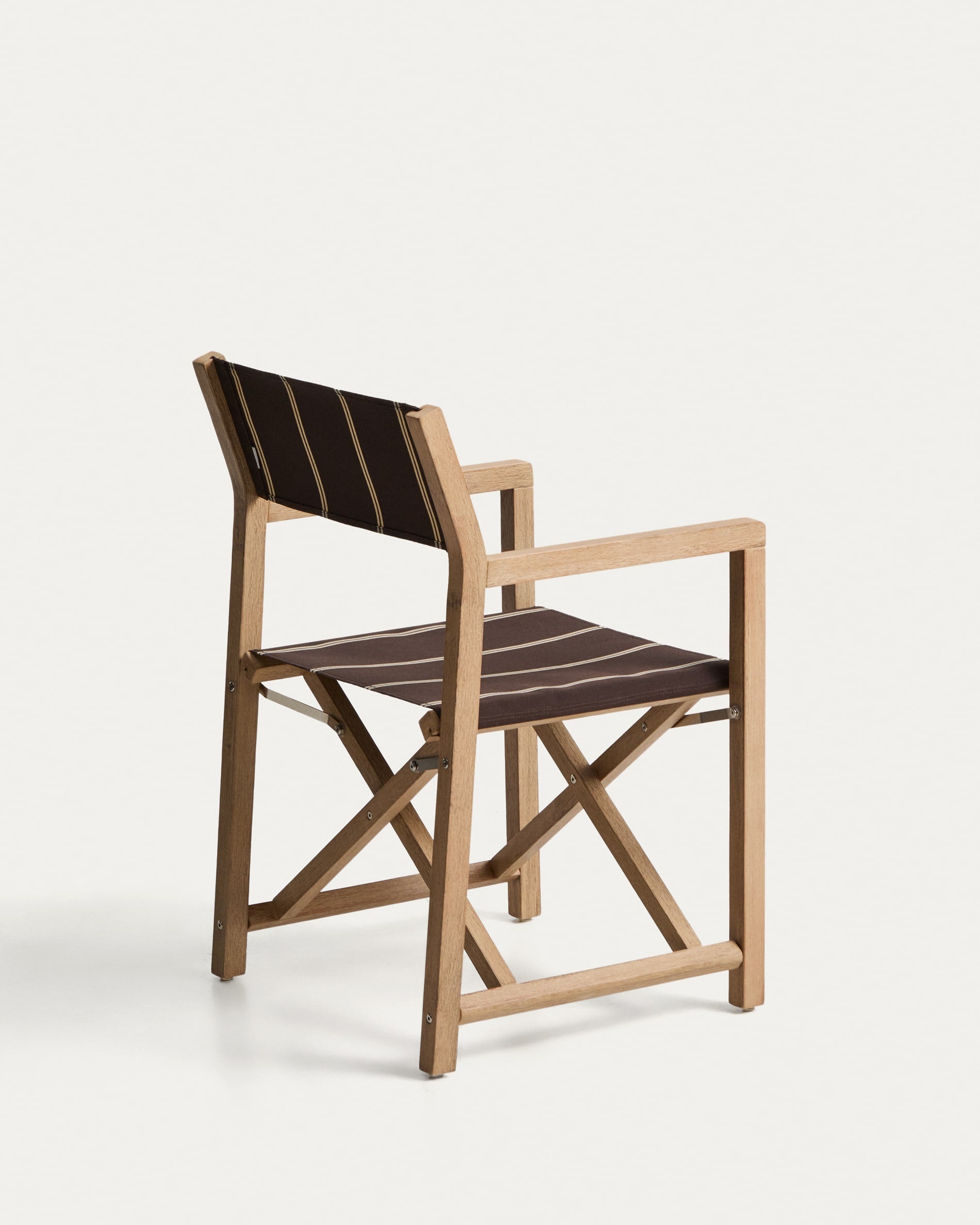 VILARA Brown Garden Chair with Beige
